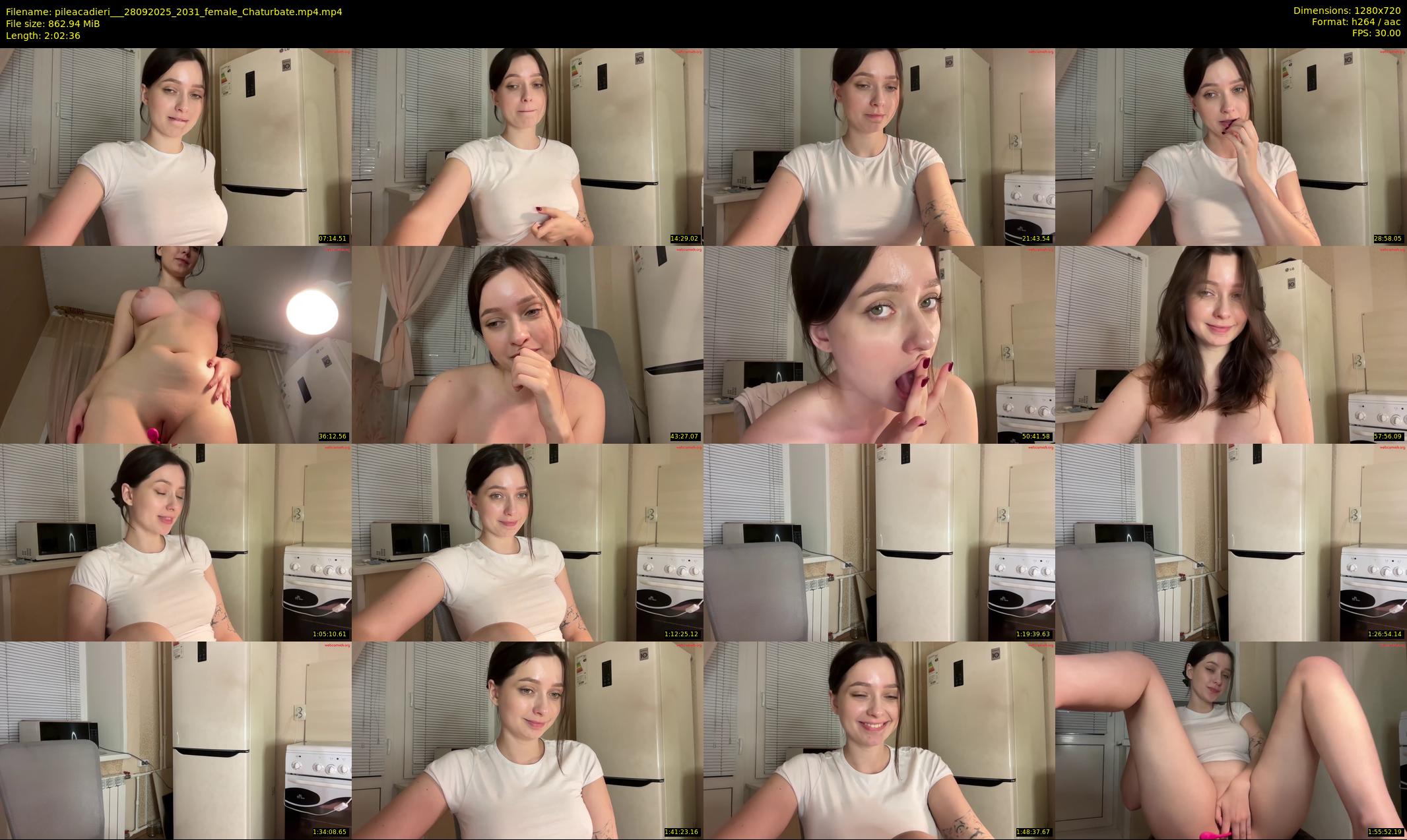 pileacadieri__ — 123 minute Chaturbate female cam show recording, 720p, Sep 28, 2025