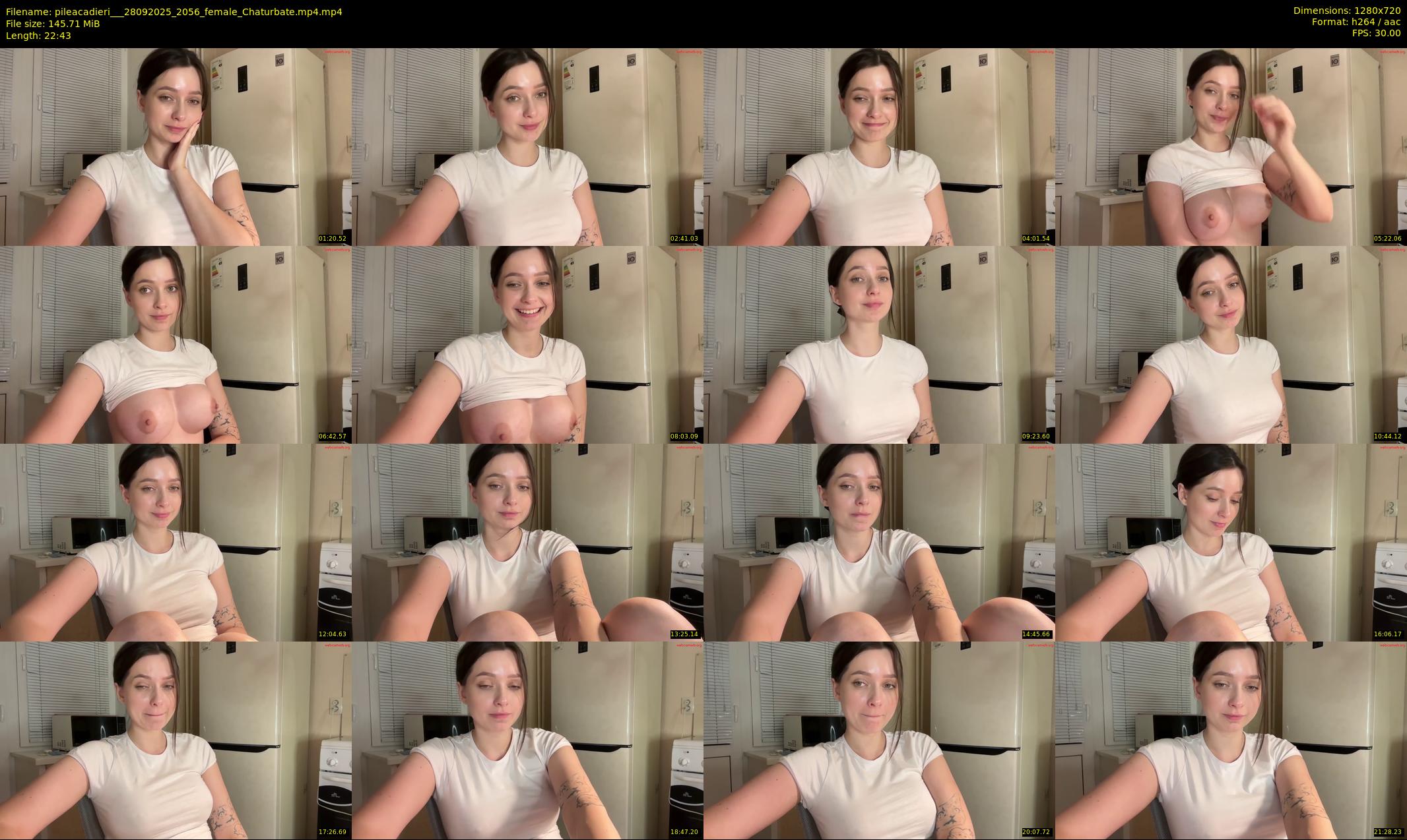 pileacadieri__ — 23 minute Chaturbate female cam show recording, 720p, Sep 28, 2025