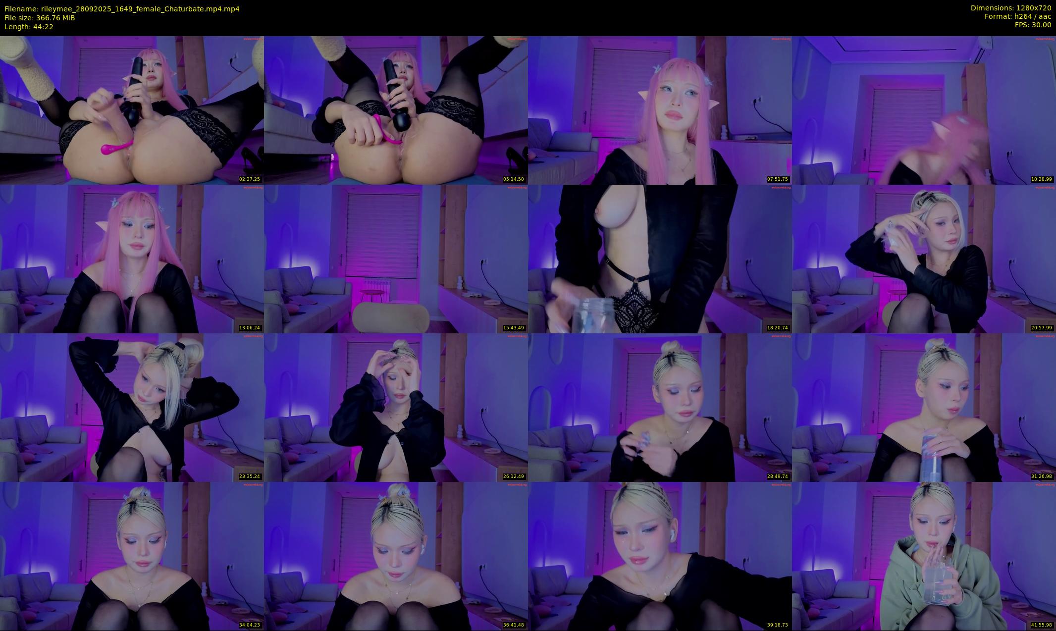 rileymee — 45 minute Chaturbate female cam show recording, 720p, Sep 28, 2025