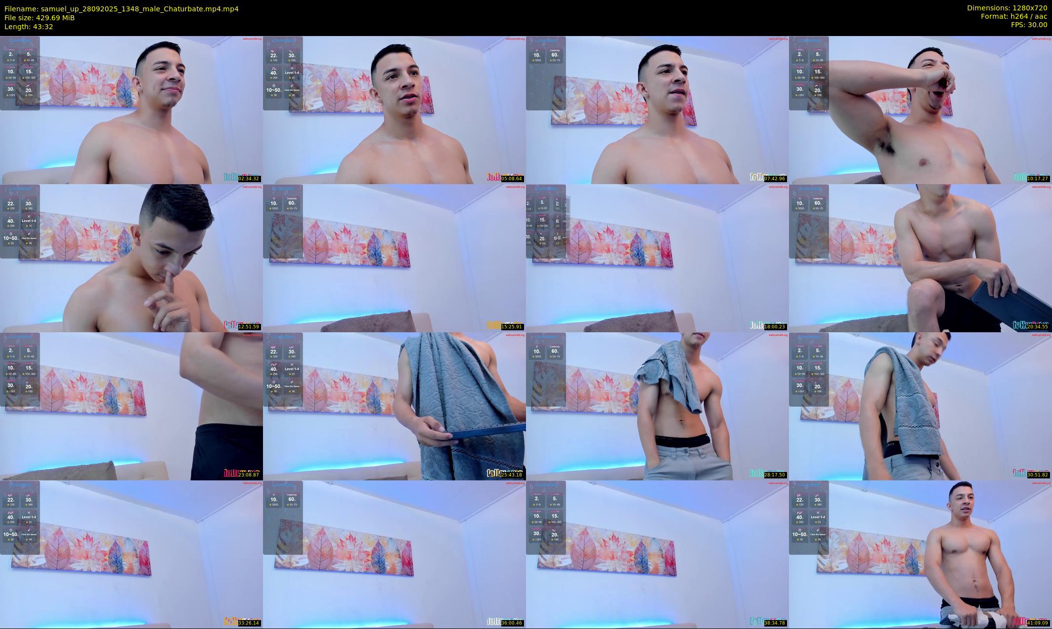 samuel_up — 44 minute Chaturbate male cam show recording, 720p, Sep 28, 2025
