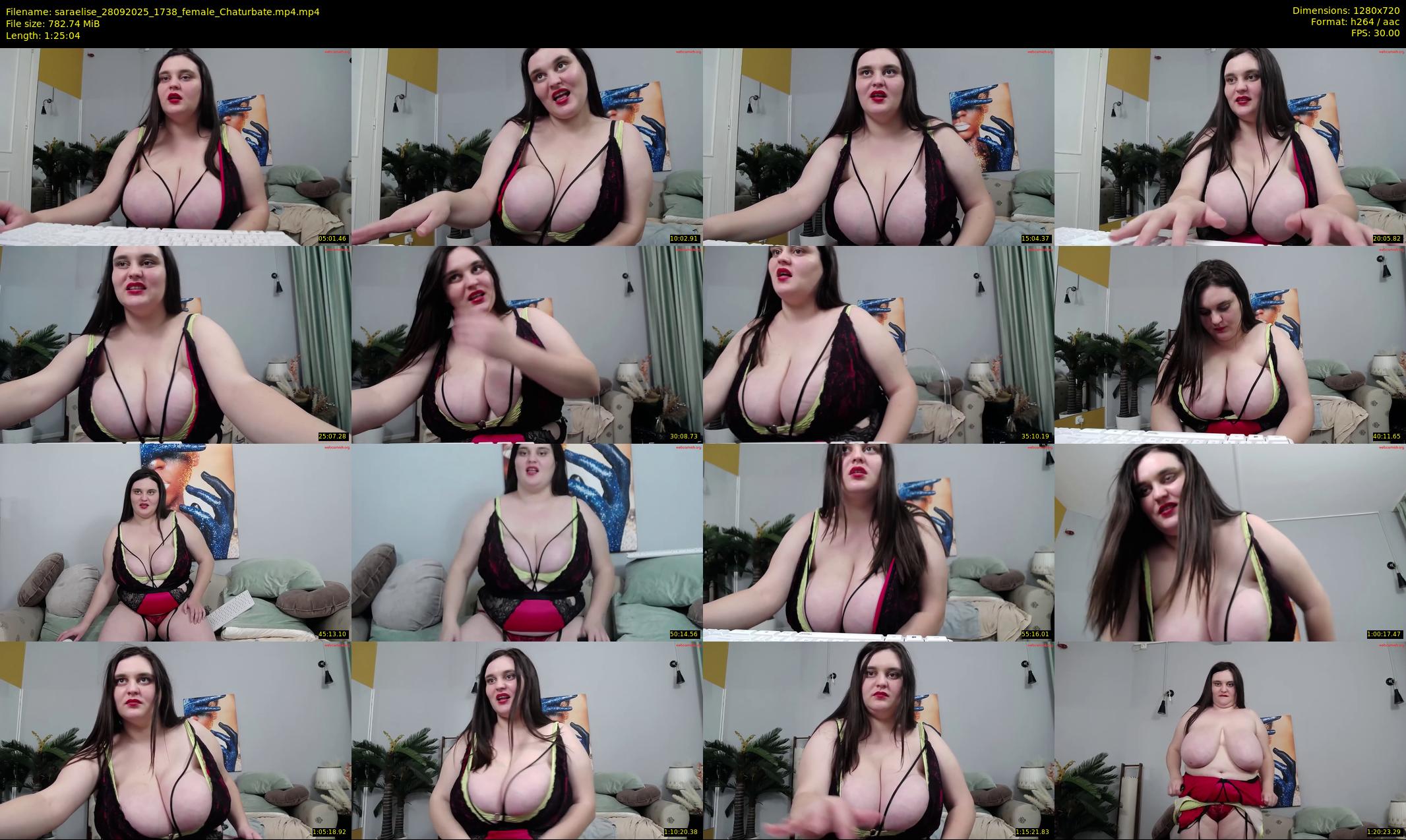 saraelise — 86 minute Chaturbate female cam show recording, 720p, Sep 28, 2025