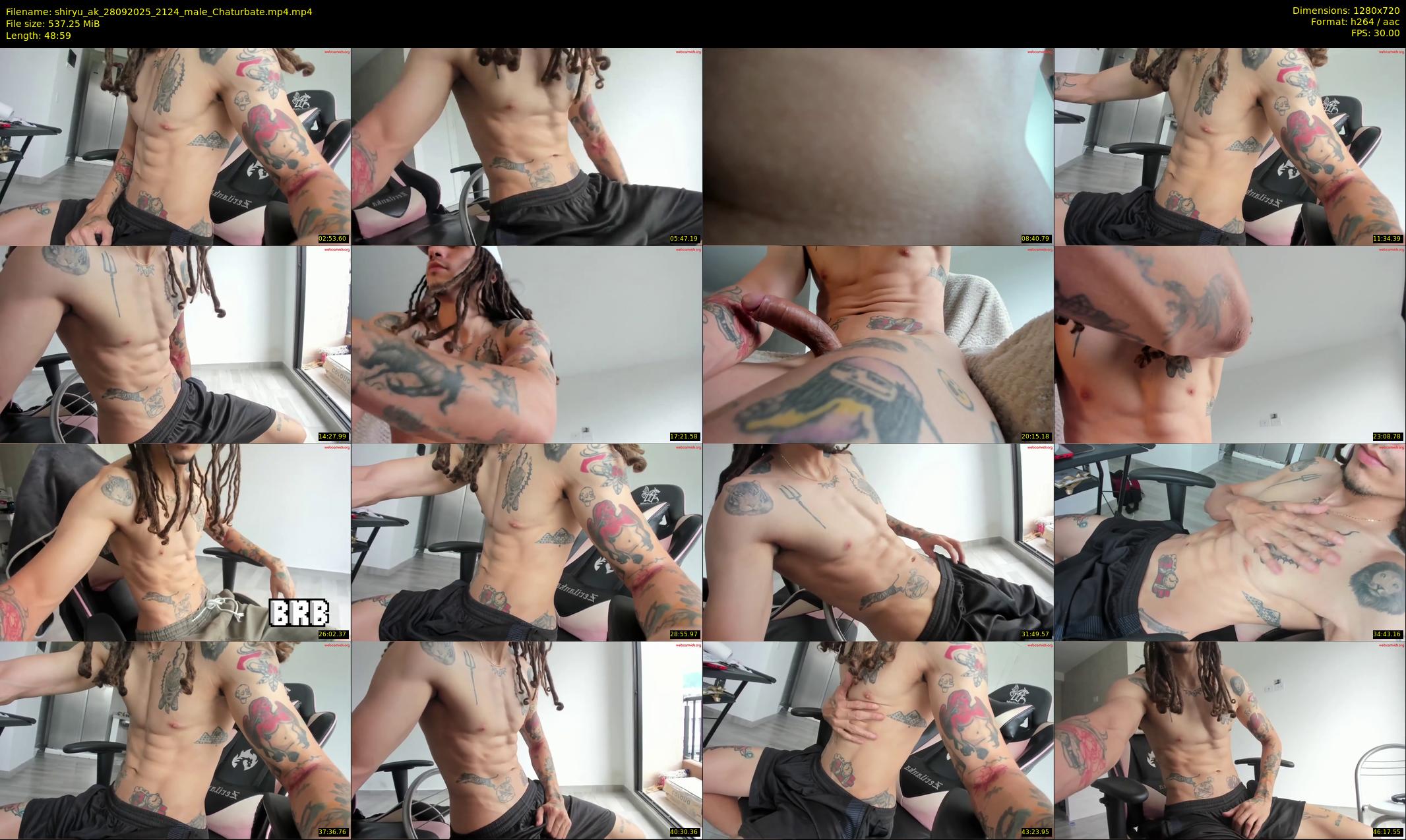 shiryu_ak — 49 minute Chaturbate male cam show recording, 720p, Sep 28, 2025