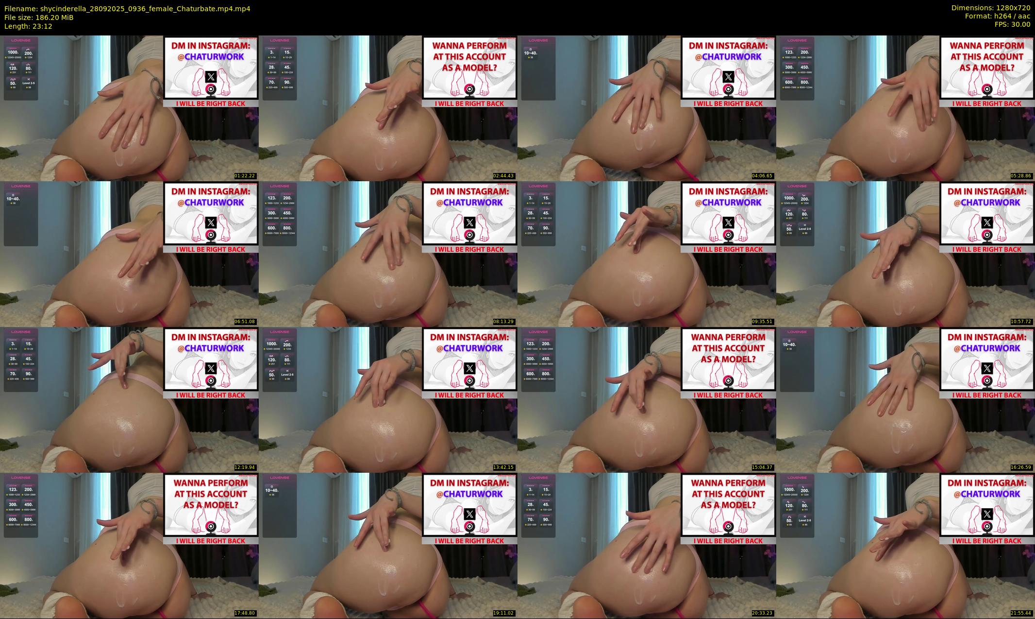 shycinderella — 24 minute Chaturbate female cam show recording, 720p, Sep 28, 2025