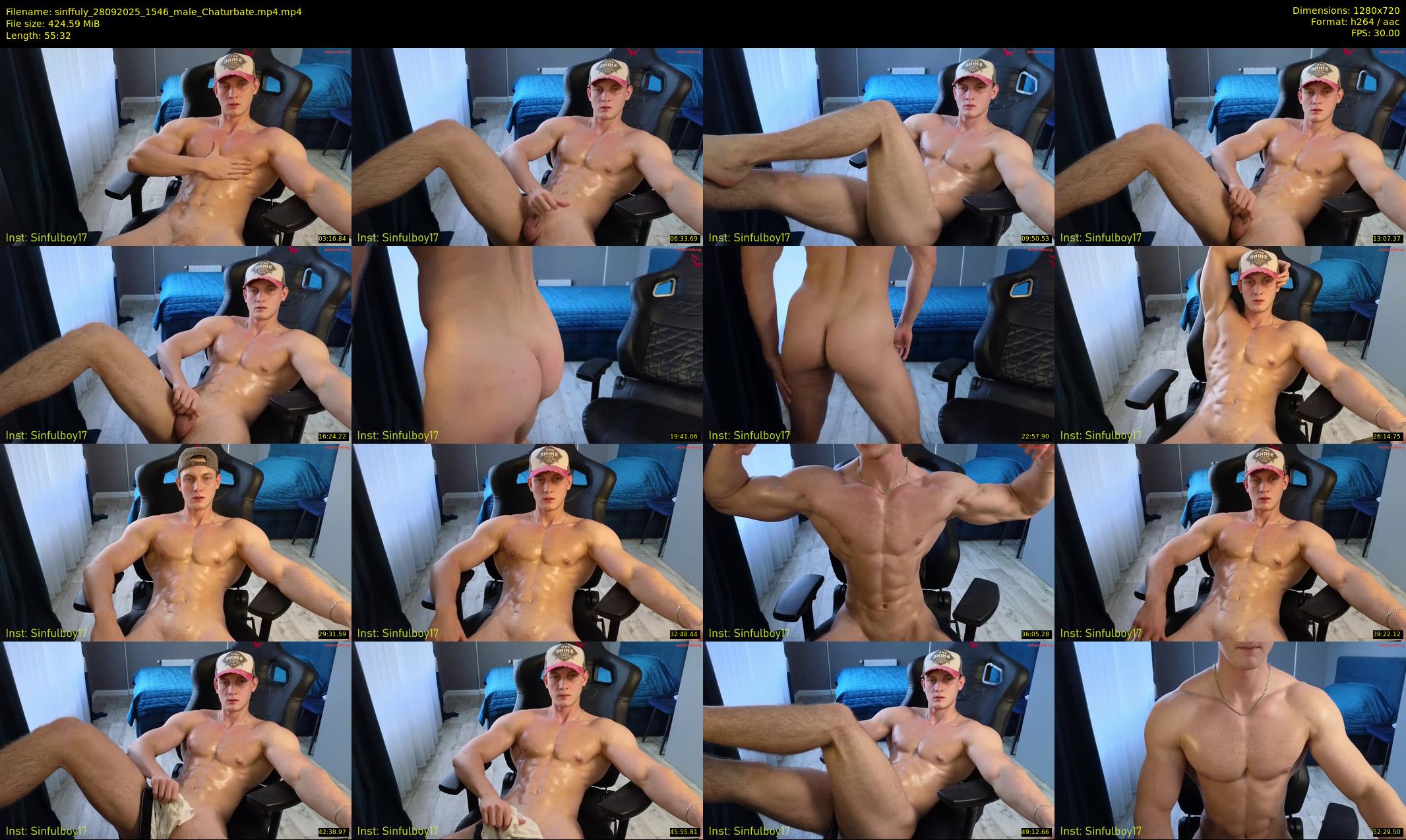 sinffuly — 56 minute Chaturbate male cam show recording, 720p, Sep 28, 2025