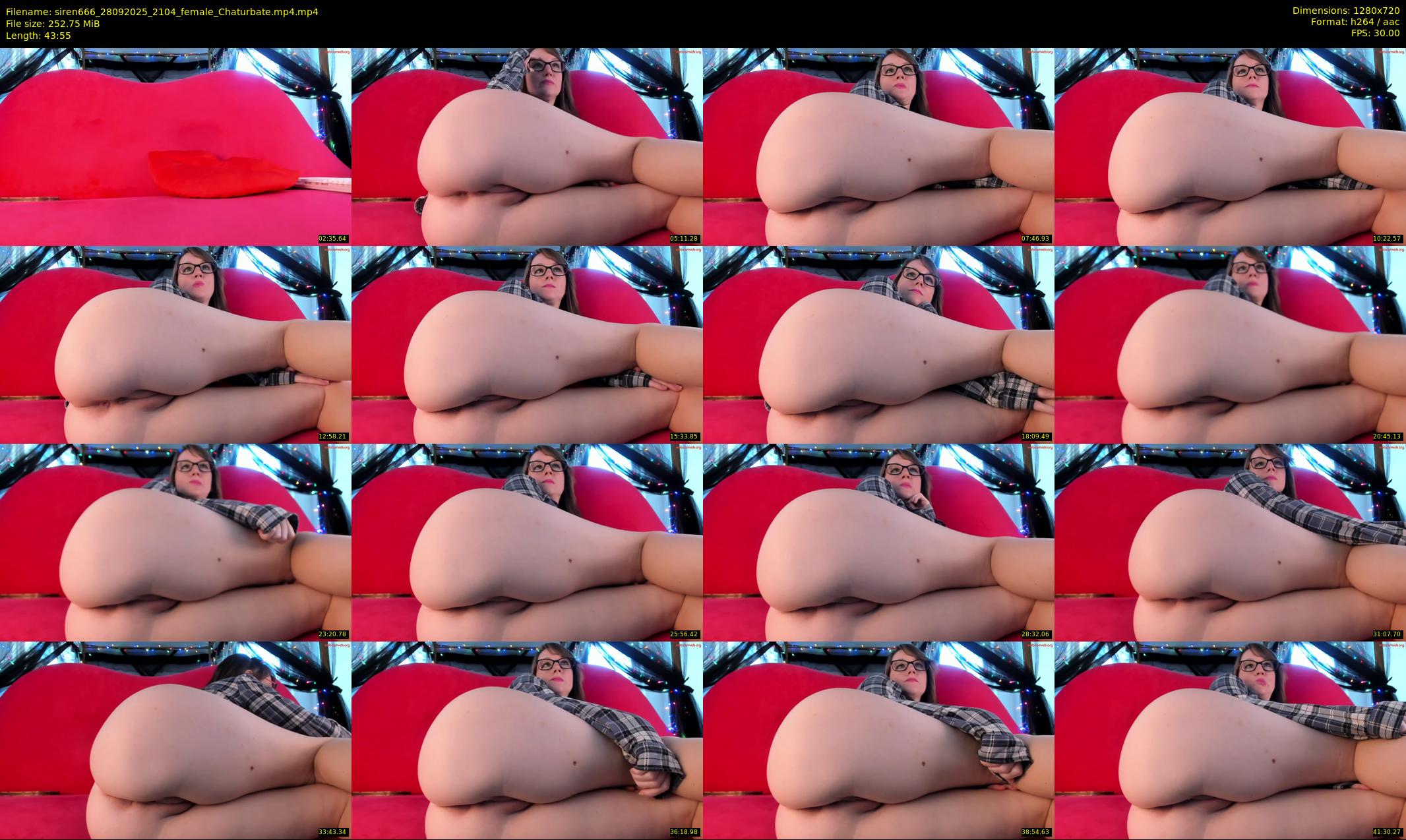 siren666 — 44 minute Chaturbate female cam show recording, 720p, Sep 28, 2025