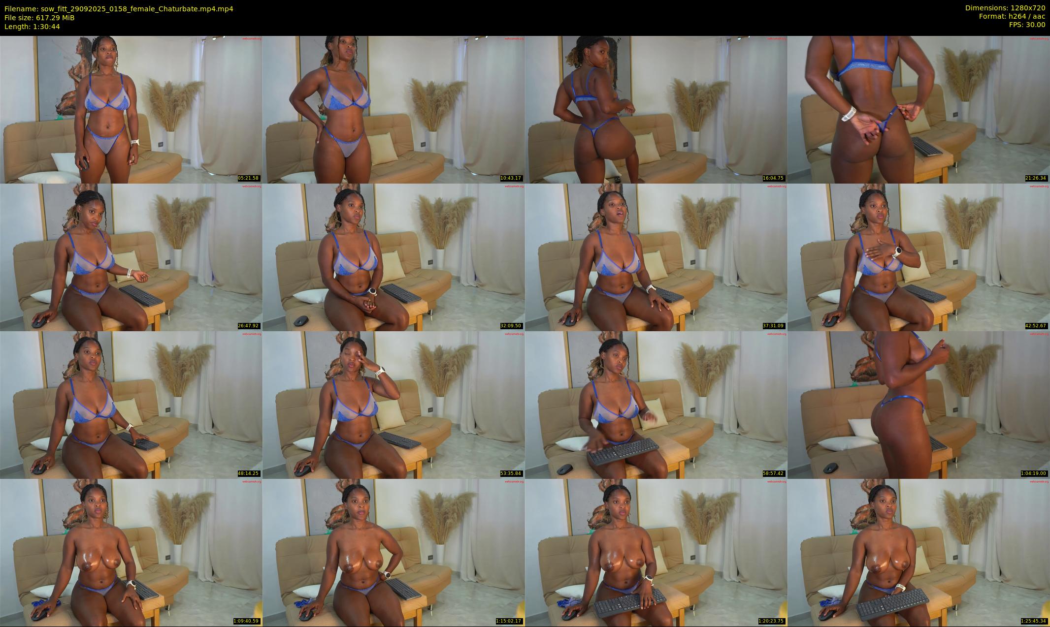 sow_fitt — 91 minute Chaturbate female cam show recording, 720p, Sep 29, 2025