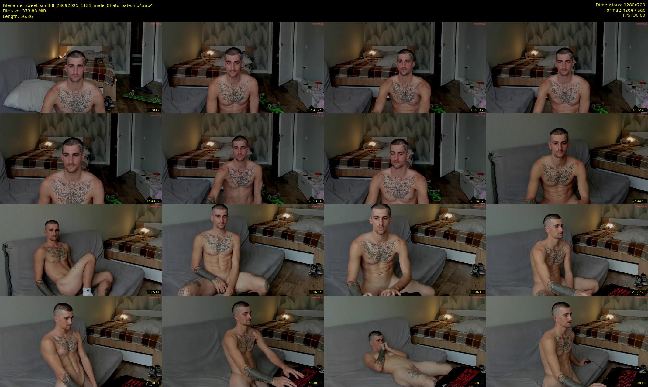 sweet_smith8 — 57 minute Chaturbate male cam show recording, 720p, Sep 28, 2025
