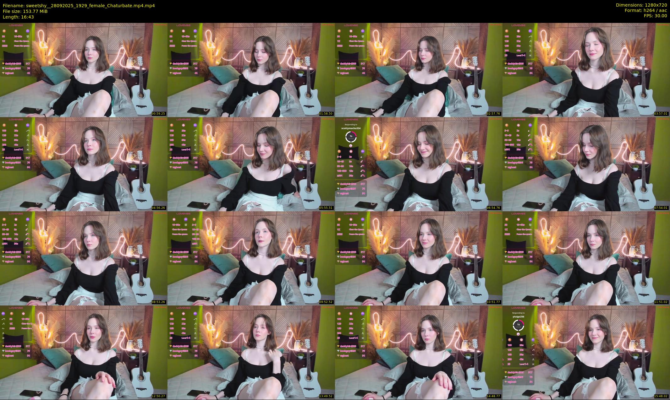 sweetshy_ — 17 minute Chaturbate female cam show recording, 720p, Sep 28, 2025