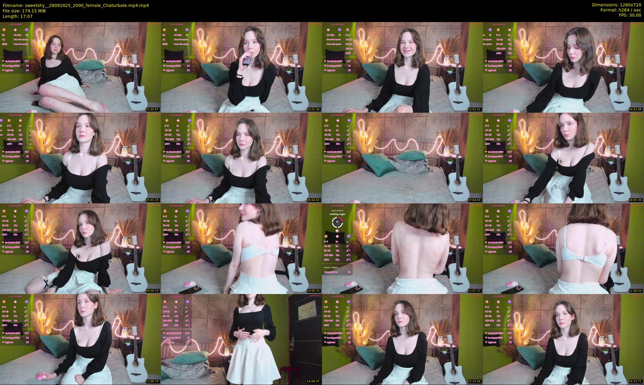sweetshy_ — 18 minute Chaturbate female cam show recording, 720p, Sep 28, 2025