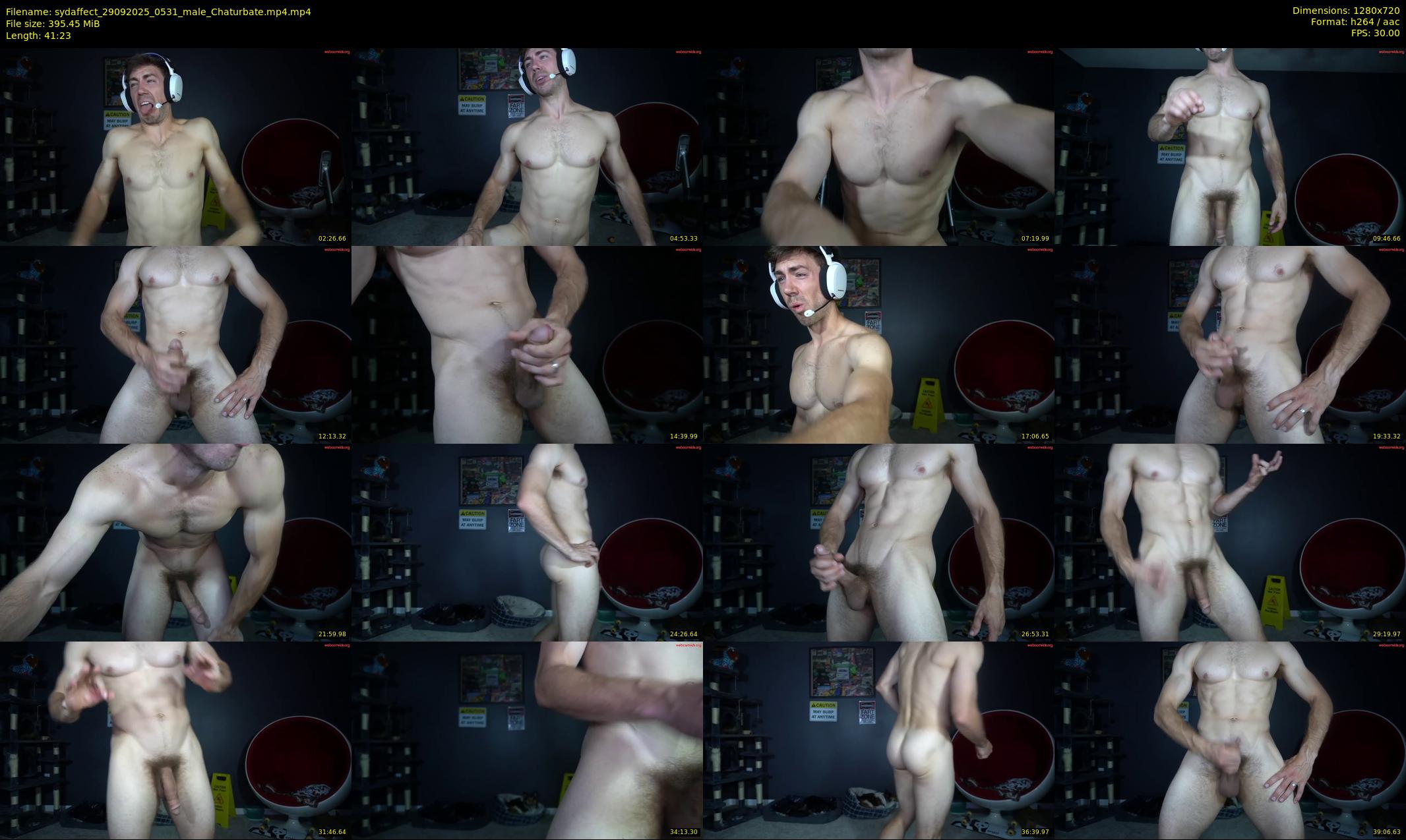 sydaffect — 42 minute Chaturbate male cam show recording, 720p, Sep 29, 2025