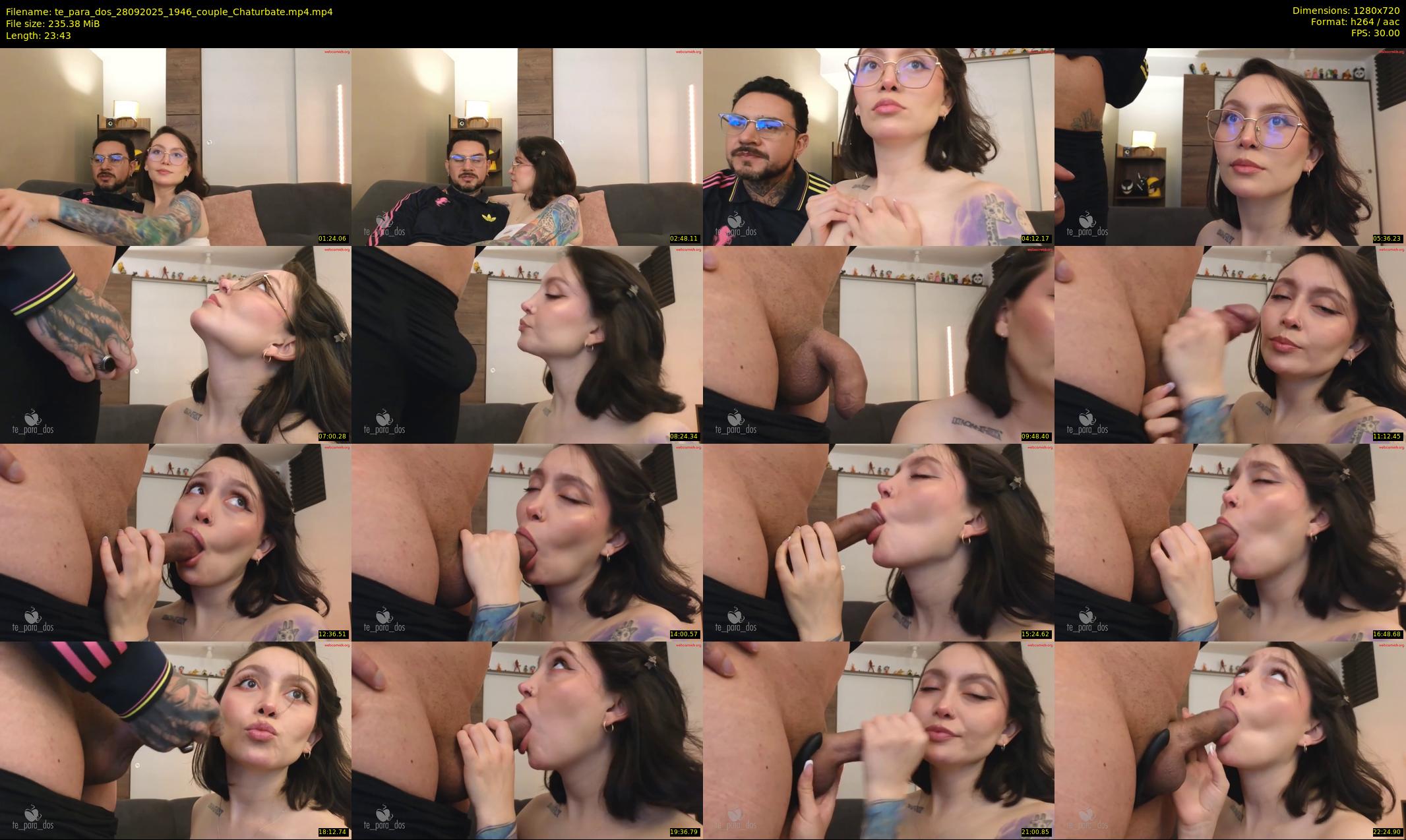te_para_dos — 24 minute Chaturbate couple cam show recording, 720p, Sep 28, 2025
