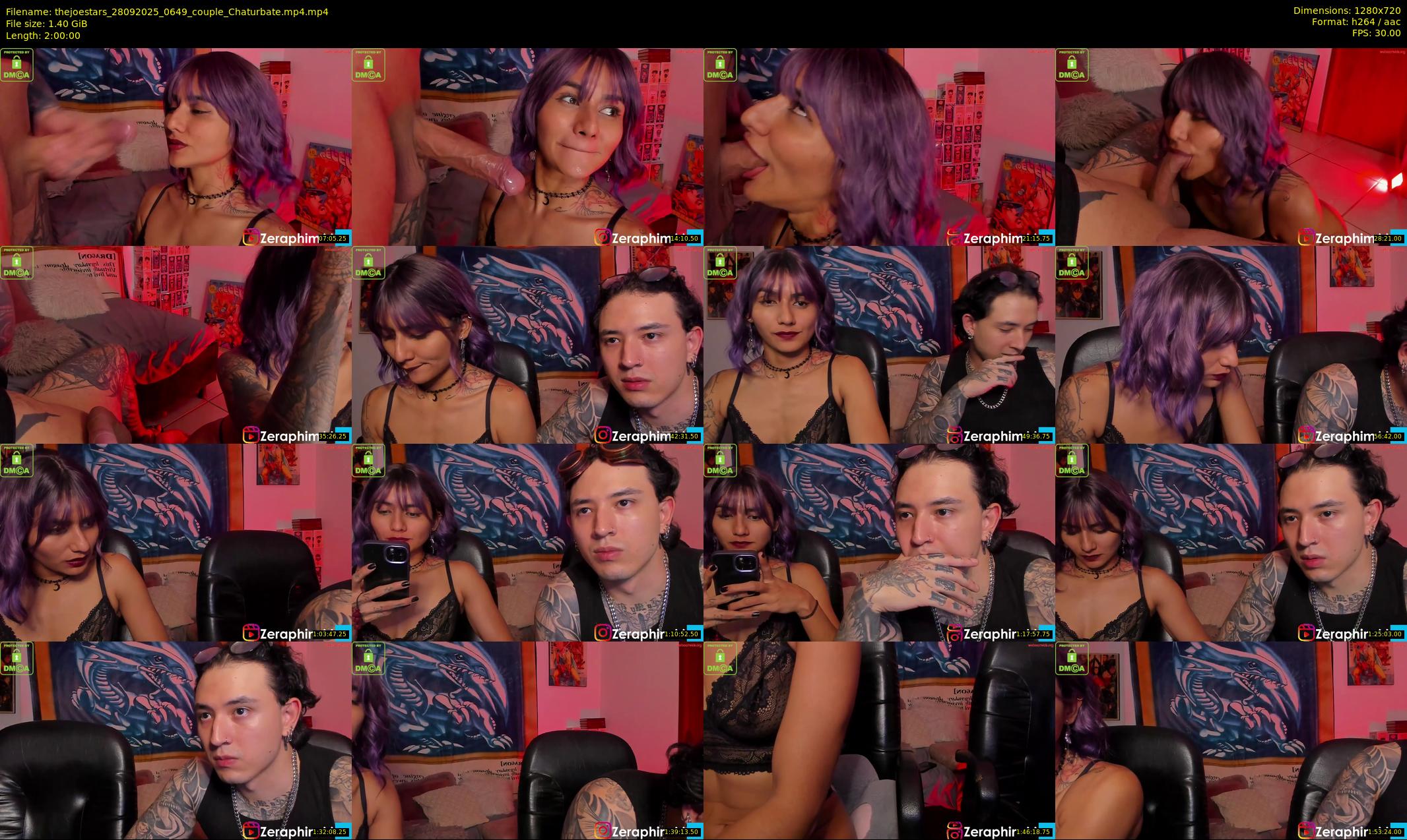 thejoestars — 120 minute Chaturbate couple cam show recording, 720p, Sep 28, 2025