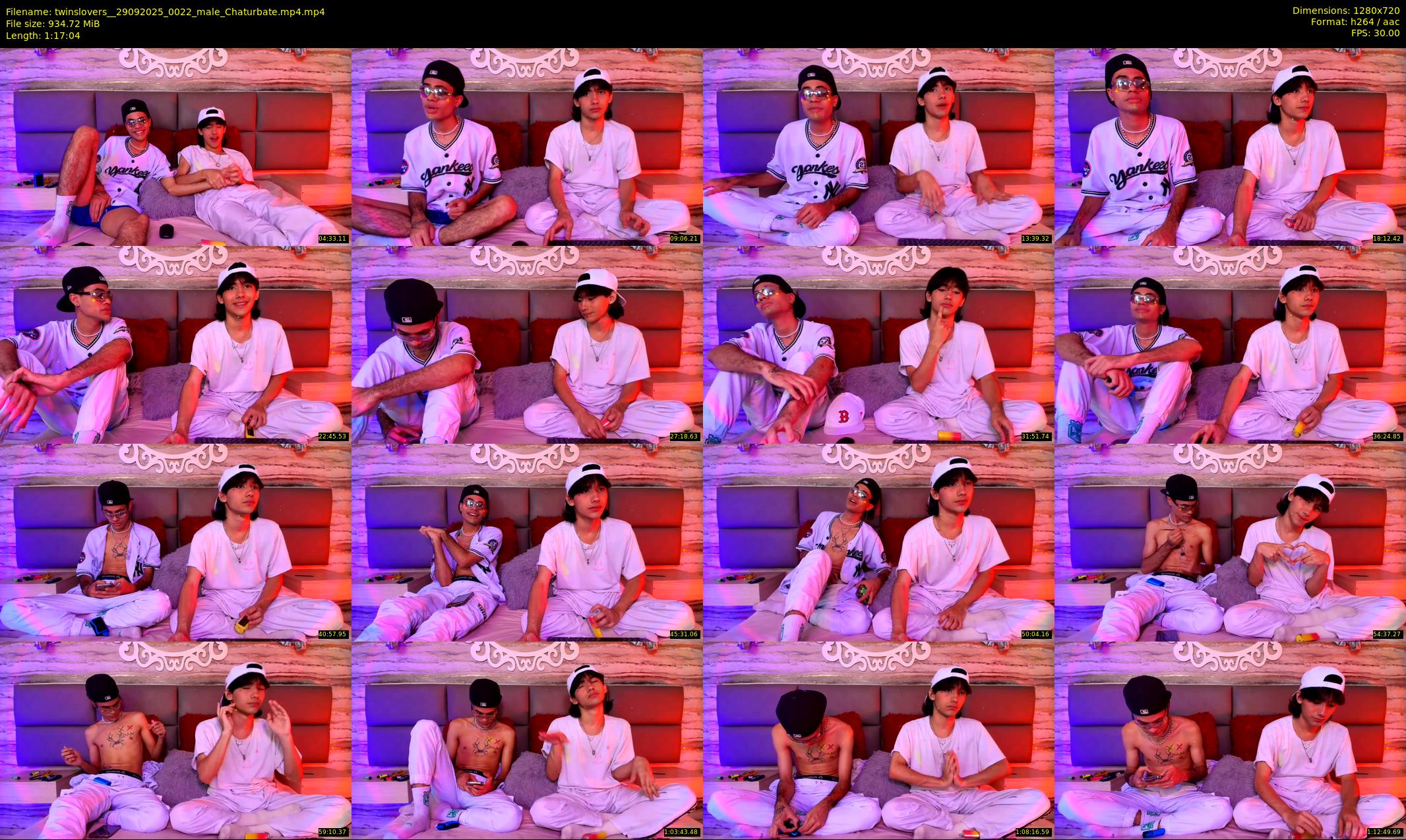 twinslovers_ — 78 minute Chaturbate couple cam show recording, 720p, Sep 29, 2025