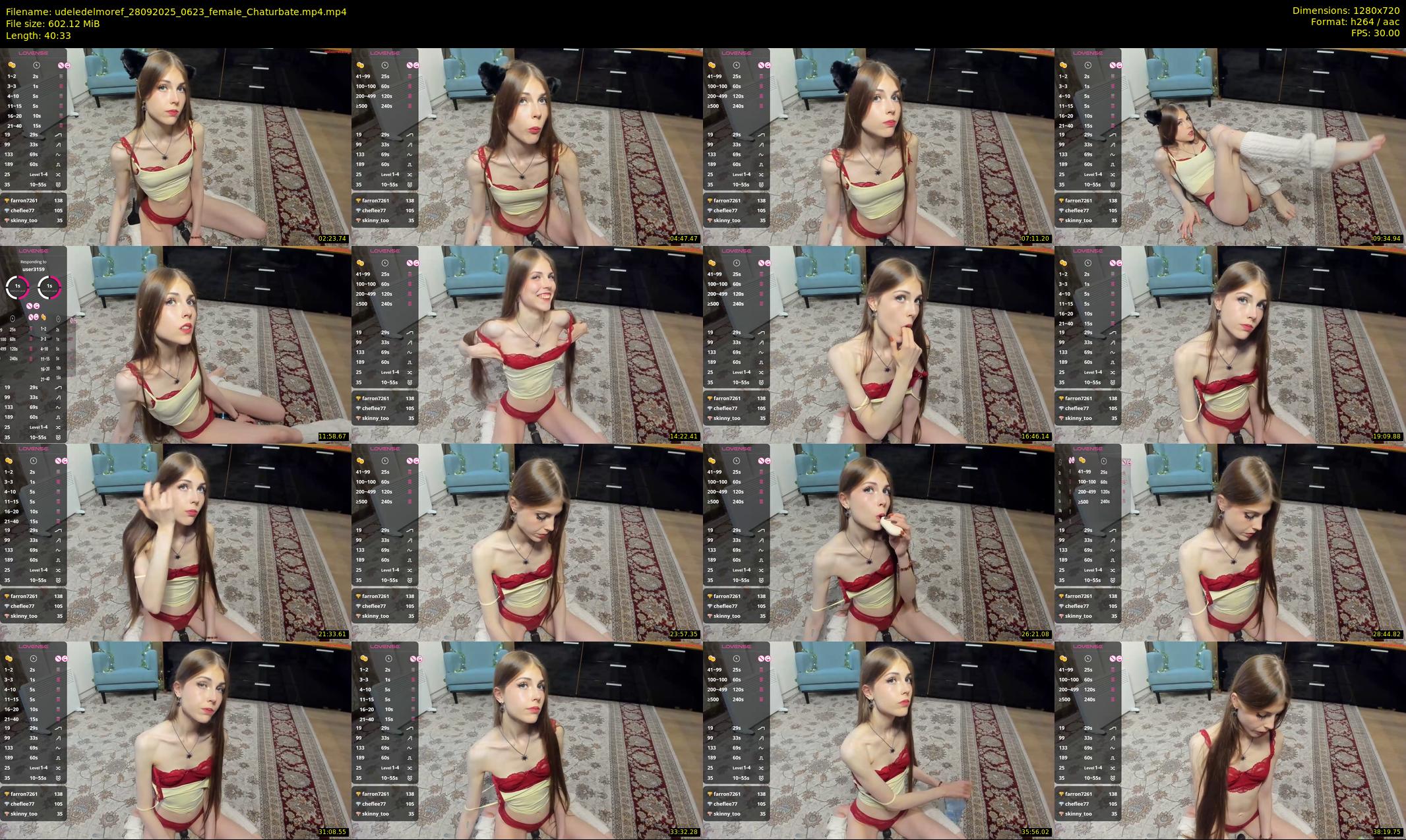 udeledelmoref — 41 minute Chaturbate female cam show recording, 720p, Sep 28, 2025