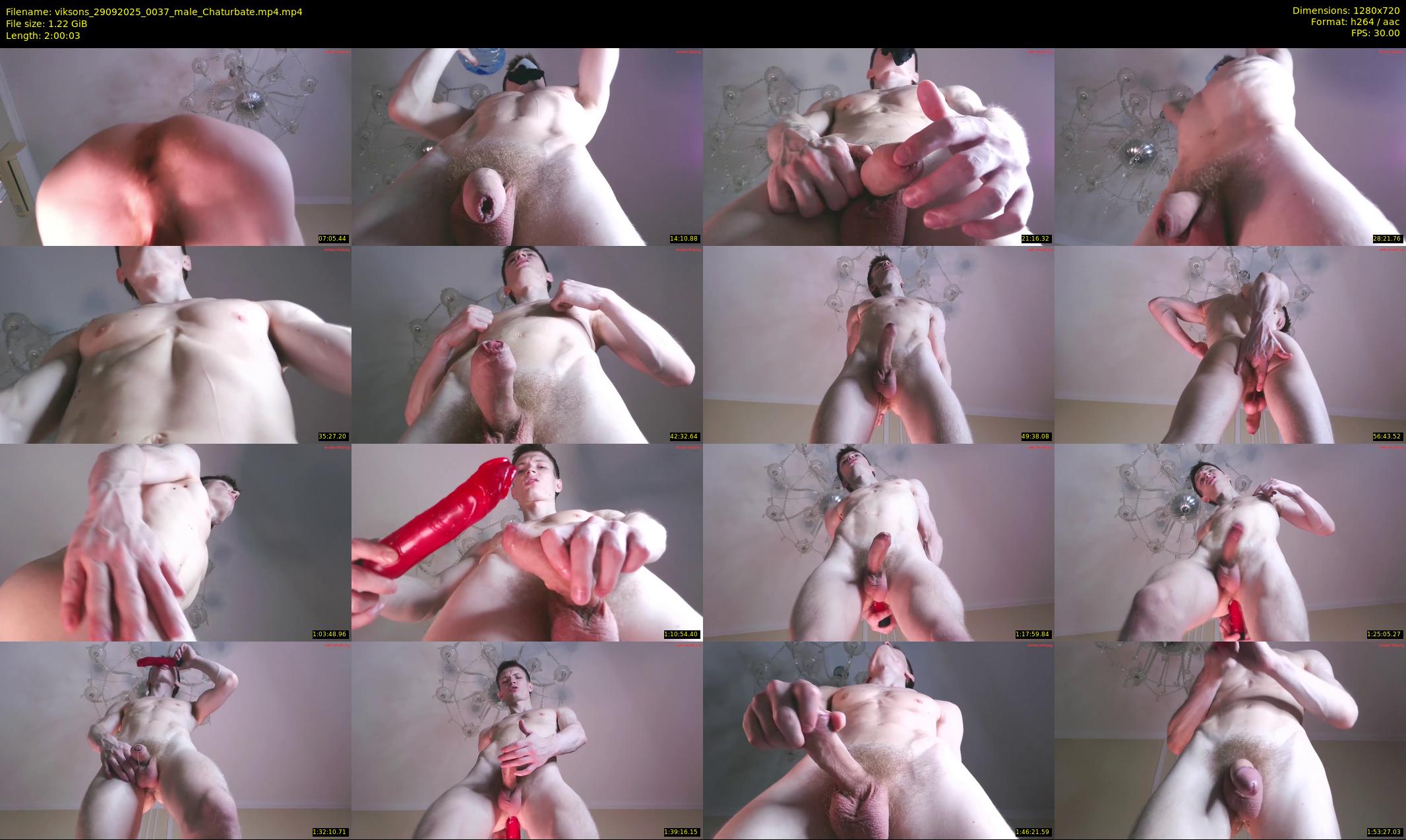 viksons — 121 minute Chaturbate male cam show recording, 720p, Sep 29, 2025