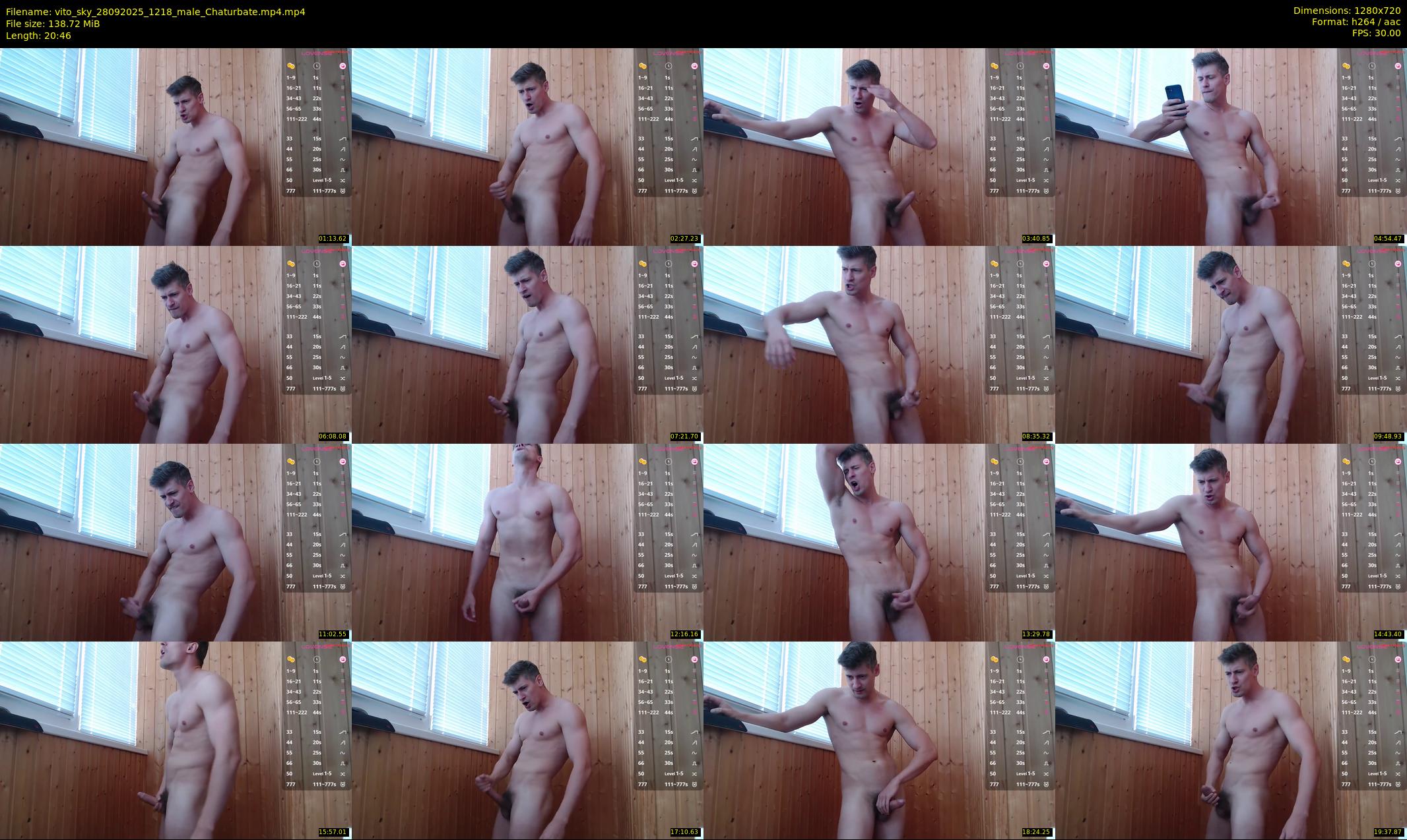 vito_sky — 21 minute Chaturbate male cam show recording, 720p, Sep 28, 2025