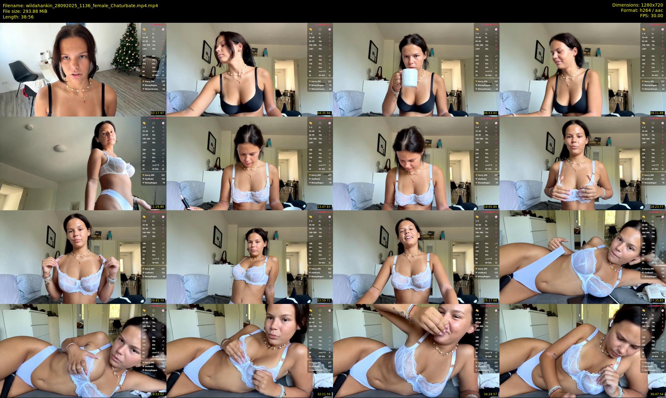 wildahankin — 39 minute Chaturbate female cam show recording, 720p, Sep 28, 2025