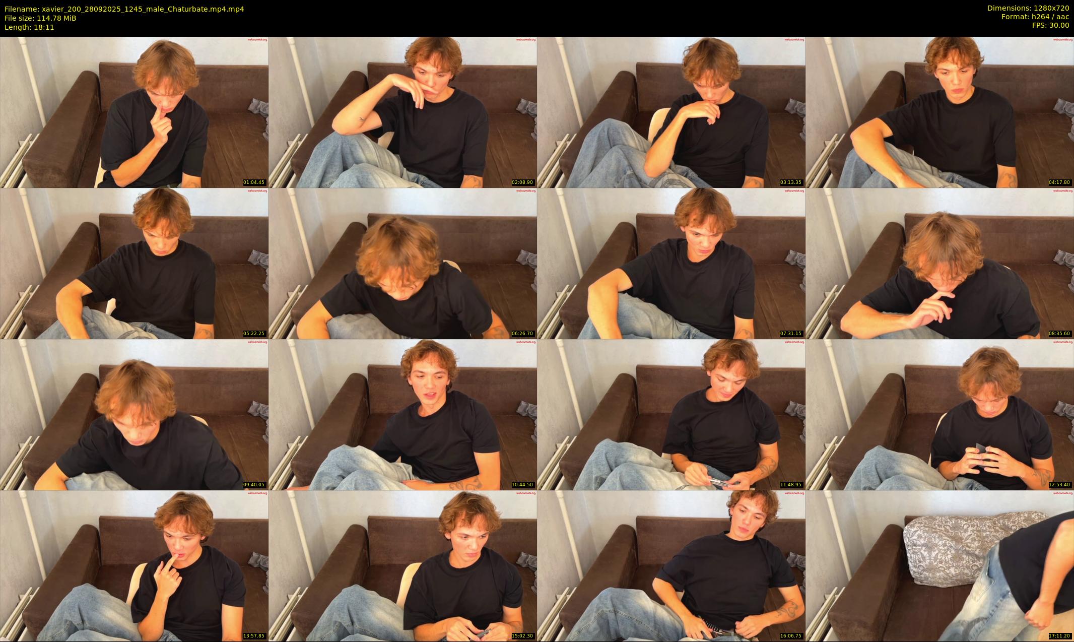 xavier_200 — 19 minute Chaturbate male cam show recording, 720p, Sep 28, 2025