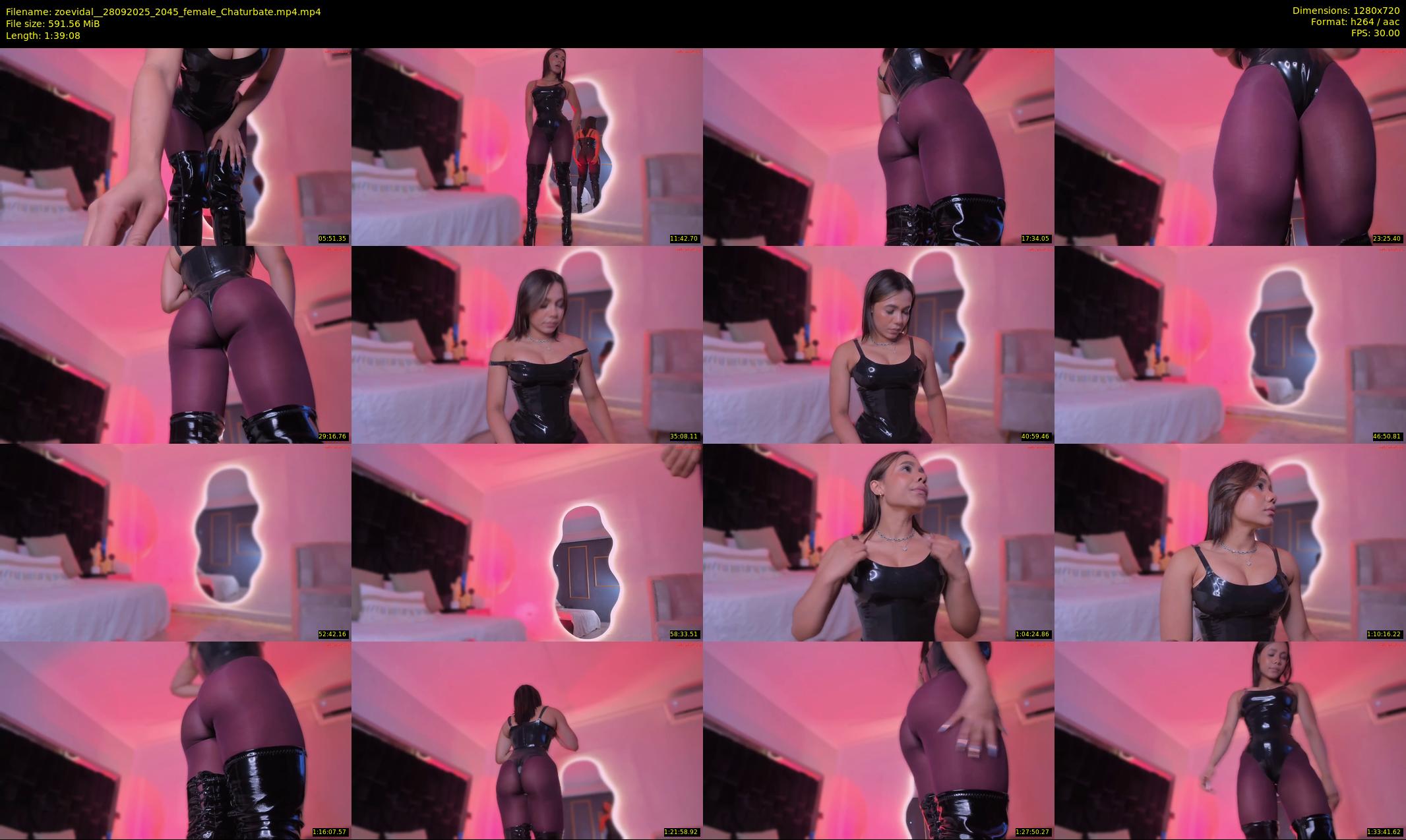 zoevidal_ — 100 minute Chaturbate female cam show recording, 720p, Sep 28, 2025