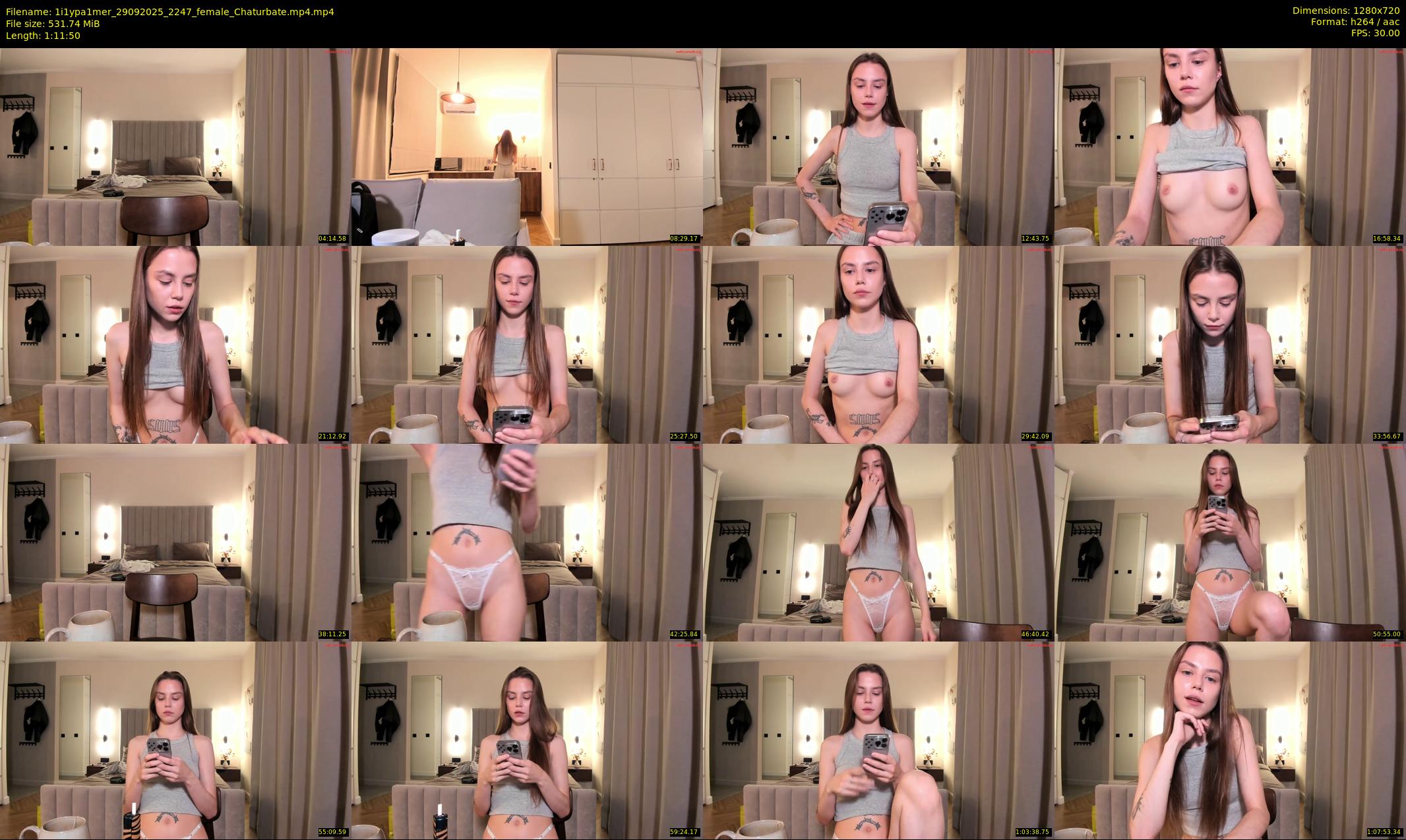 1i1ypa1mer — 72 minute Chaturbate female cam show recording, 720p, Sep 29, 2025