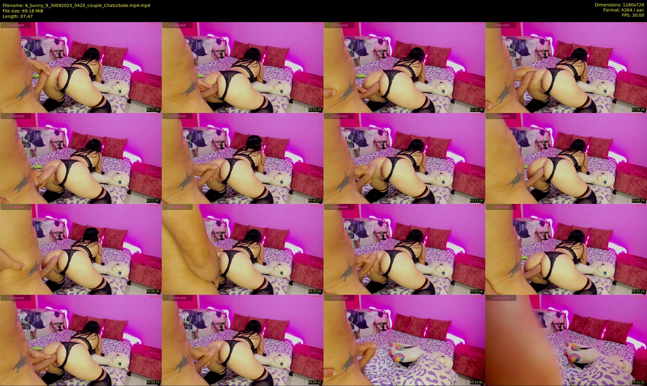 6_bunny_9 — 8 minute Chaturbate couple cam show recording, 720p, Sep 30, 2025