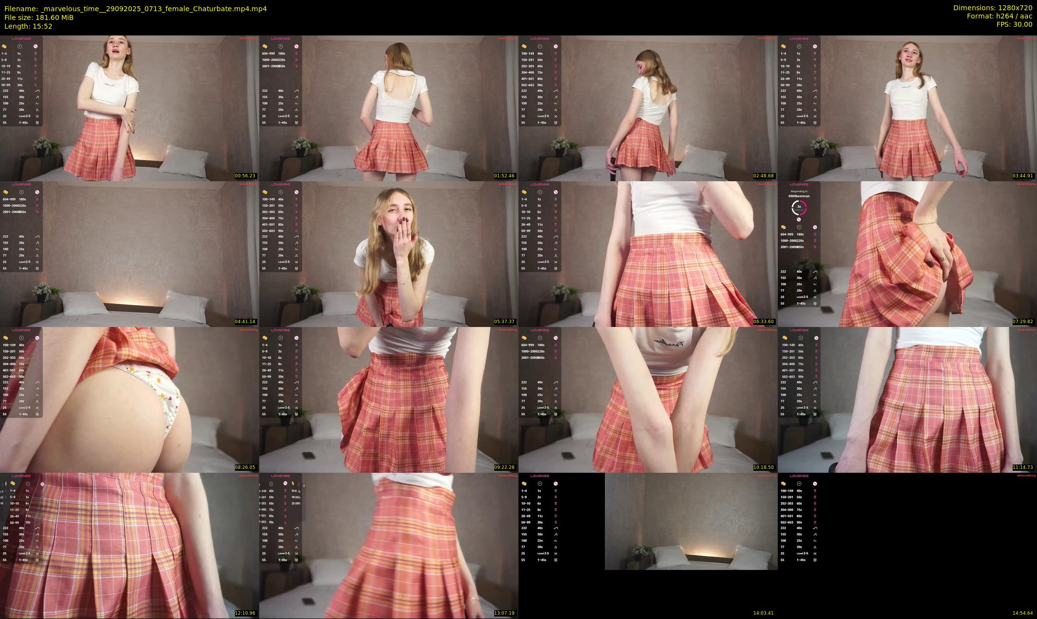 _marvelous_time_ — 16 minute Chaturbate female cam show recording, 720p, Sep 29, 2025