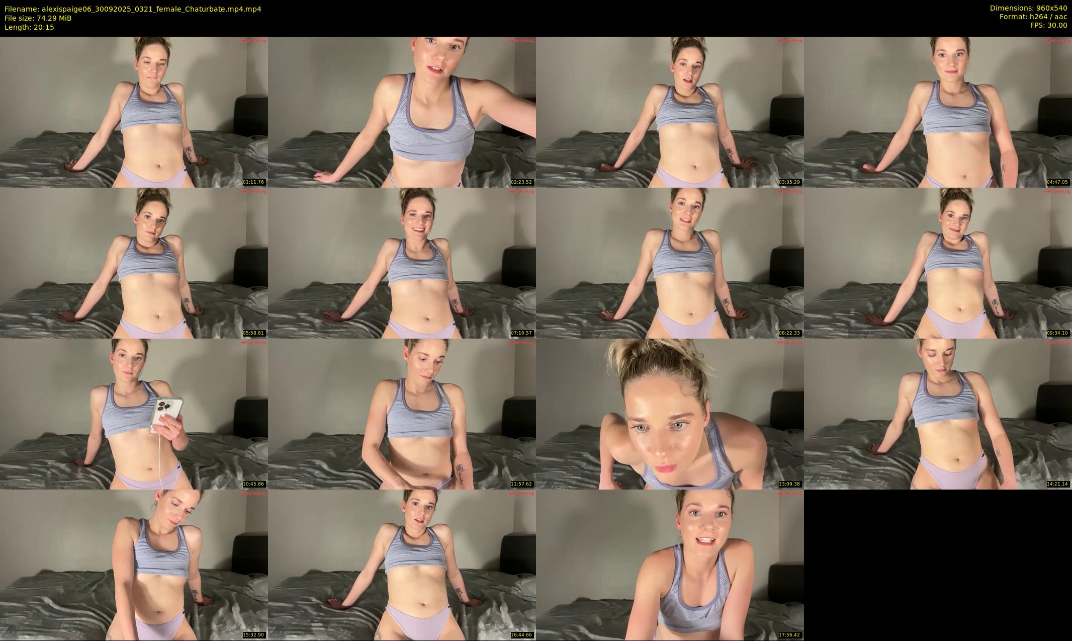 alexispaige06 — 21 minute Chaturbate female cam show recording, 480p, Sep 30, 2025