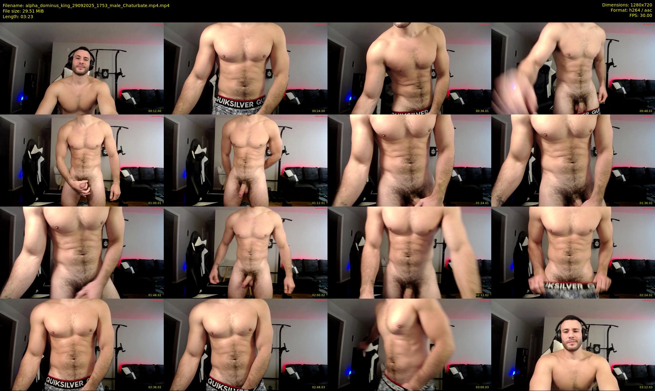 alpha_dominus_king — 4 minute Chaturbate male cam show recording, 720p, Sep 29, 2025