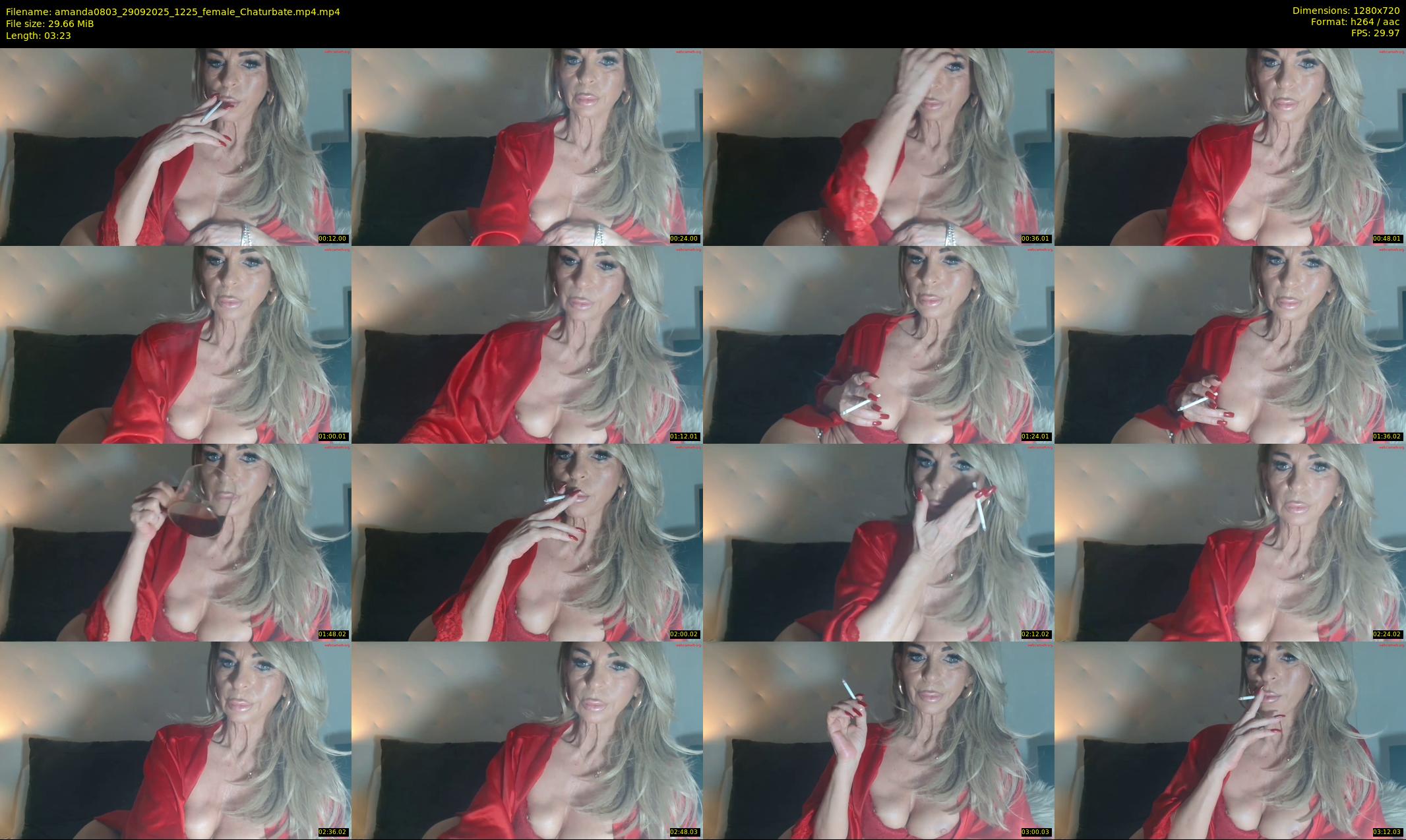 amanda0803 — 4 minute Chaturbate female cam show recording, 720p, Sep 29, 2025