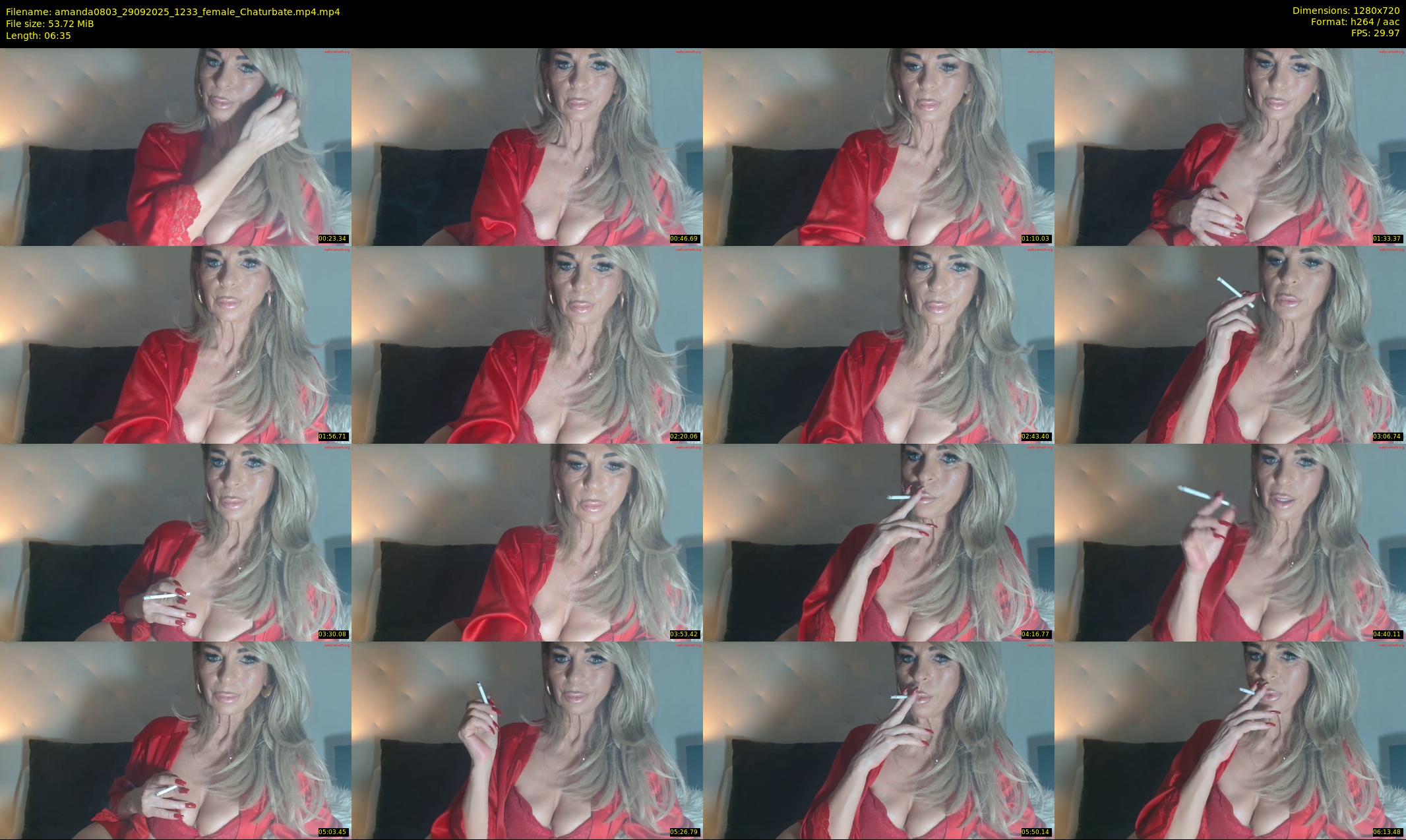 amanda0803 — 7 minute Chaturbate female cam show recording, 720p, Sep 29, 2025