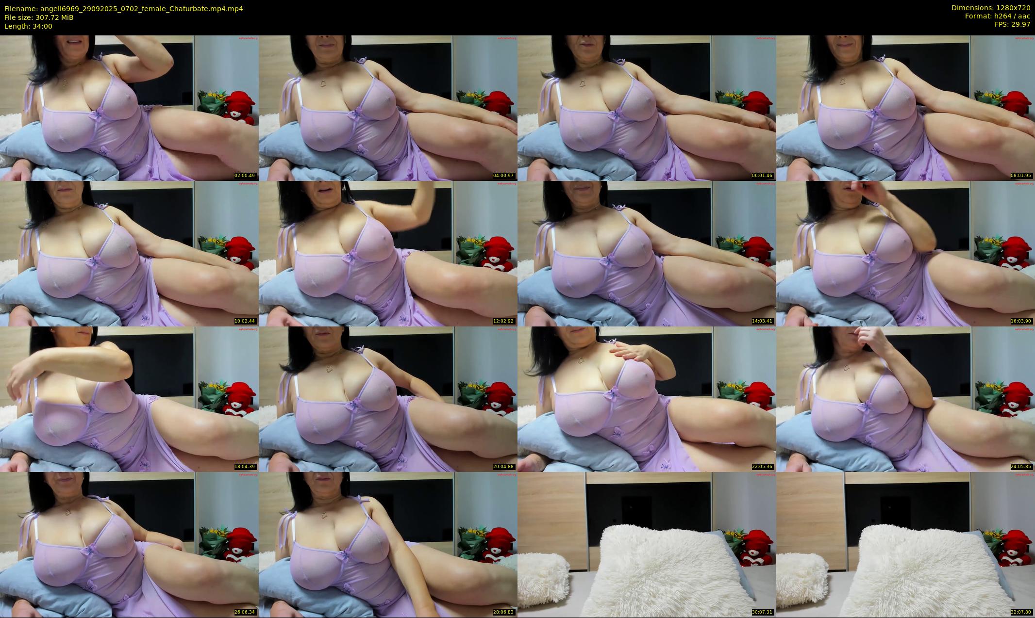 angell6969 — 34 minute Chaturbate female cam show recording, 720p, Sep 29, 2025