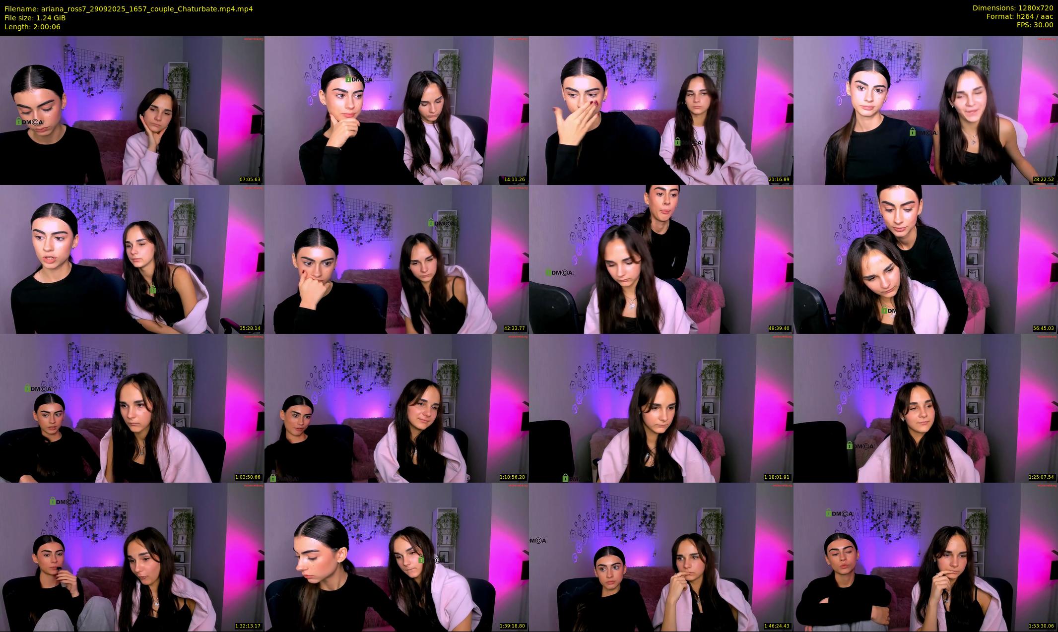 ariana_ross7 — 121 minute Chaturbate couple cam show recording, 720p, Sep 29, 2025