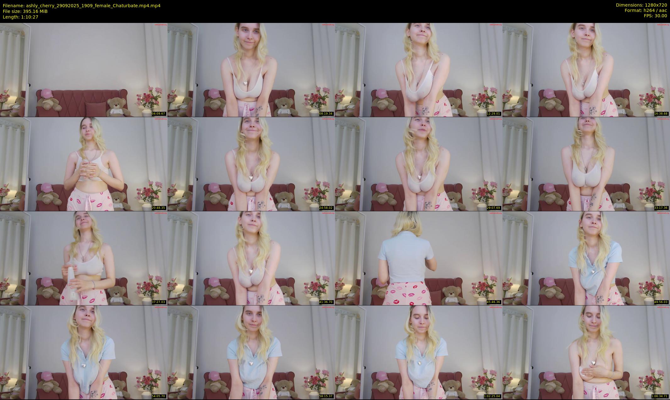ashly_cherry — 71 minute Chaturbate female cam show recording, 720p, Sep 29, 2025