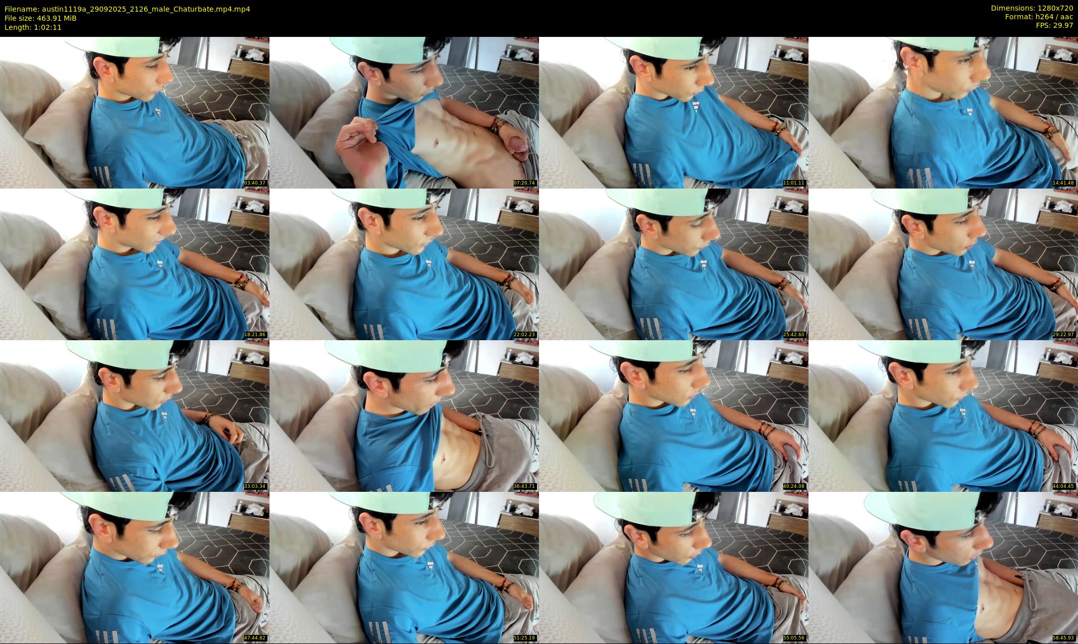 austin1119a — 63 minute Chaturbate male cam show recording, 720p, Sep 29, 2025