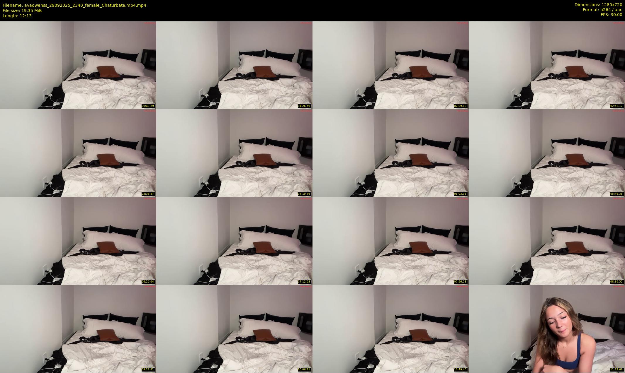 avaowenss — 13 minute Chaturbate female cam show recording, 720p, Sep 29, 2025