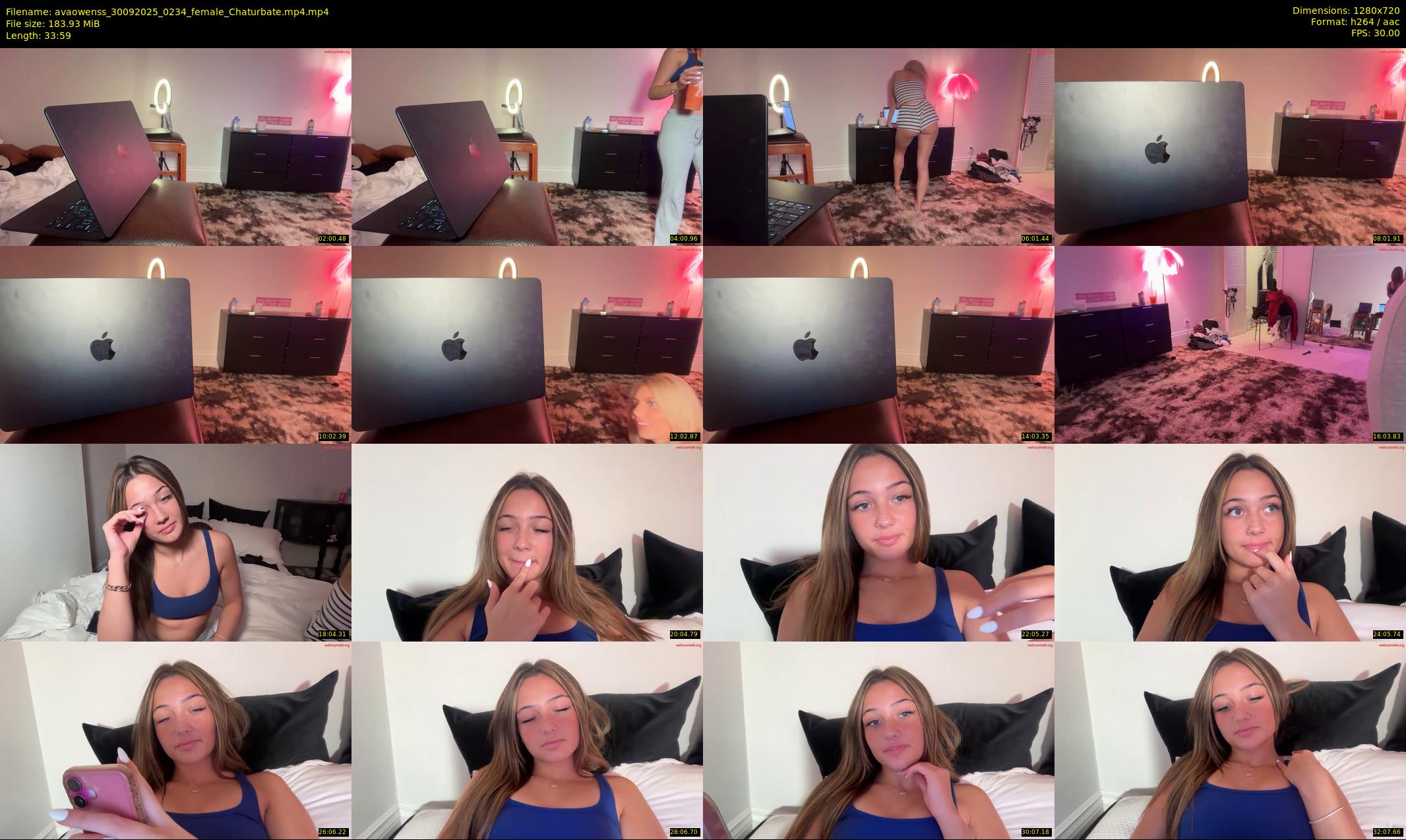 avaowenss — 34 minute Chaturbate female cam show recording, 720p, Sep 30, 2025