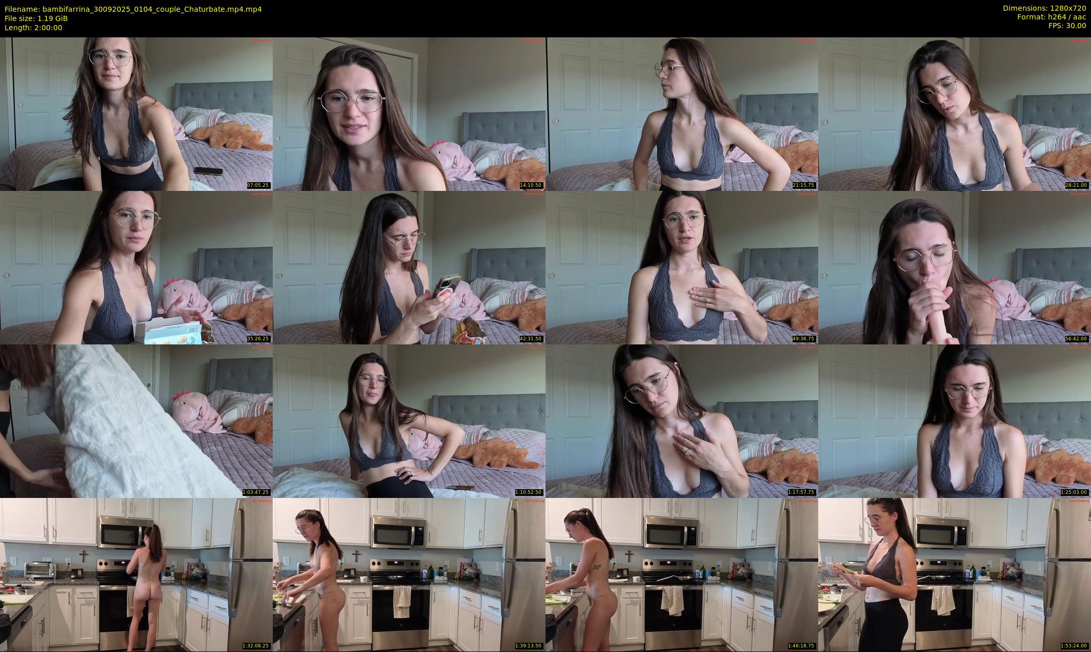 bambifarrina — 120 minute Chaturbate couple cam show recording, 720p, Sep 30, 2025