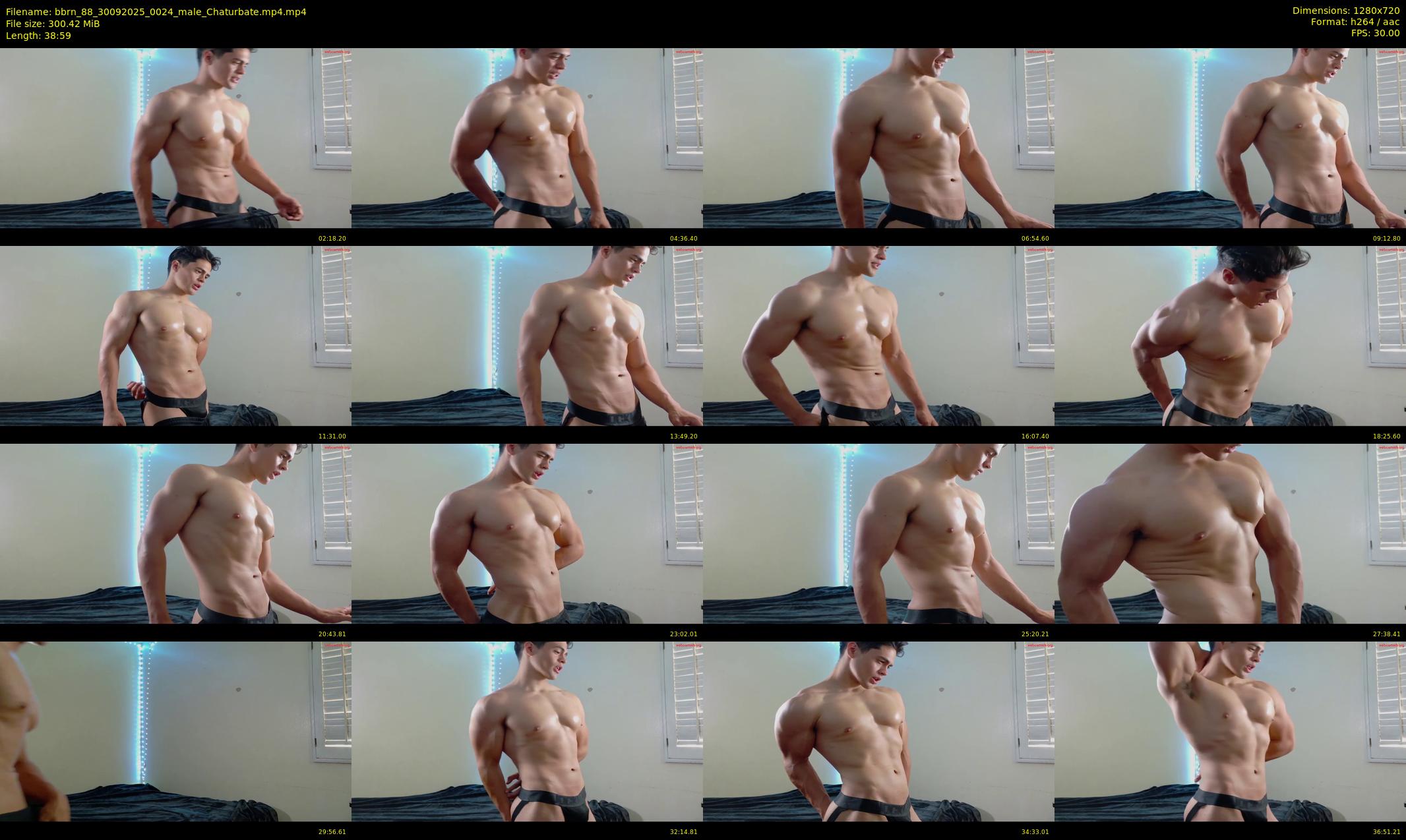 bbrn_88 — 39 minute Chaturbate male cam show recording, 720p, Sep 30, 2025