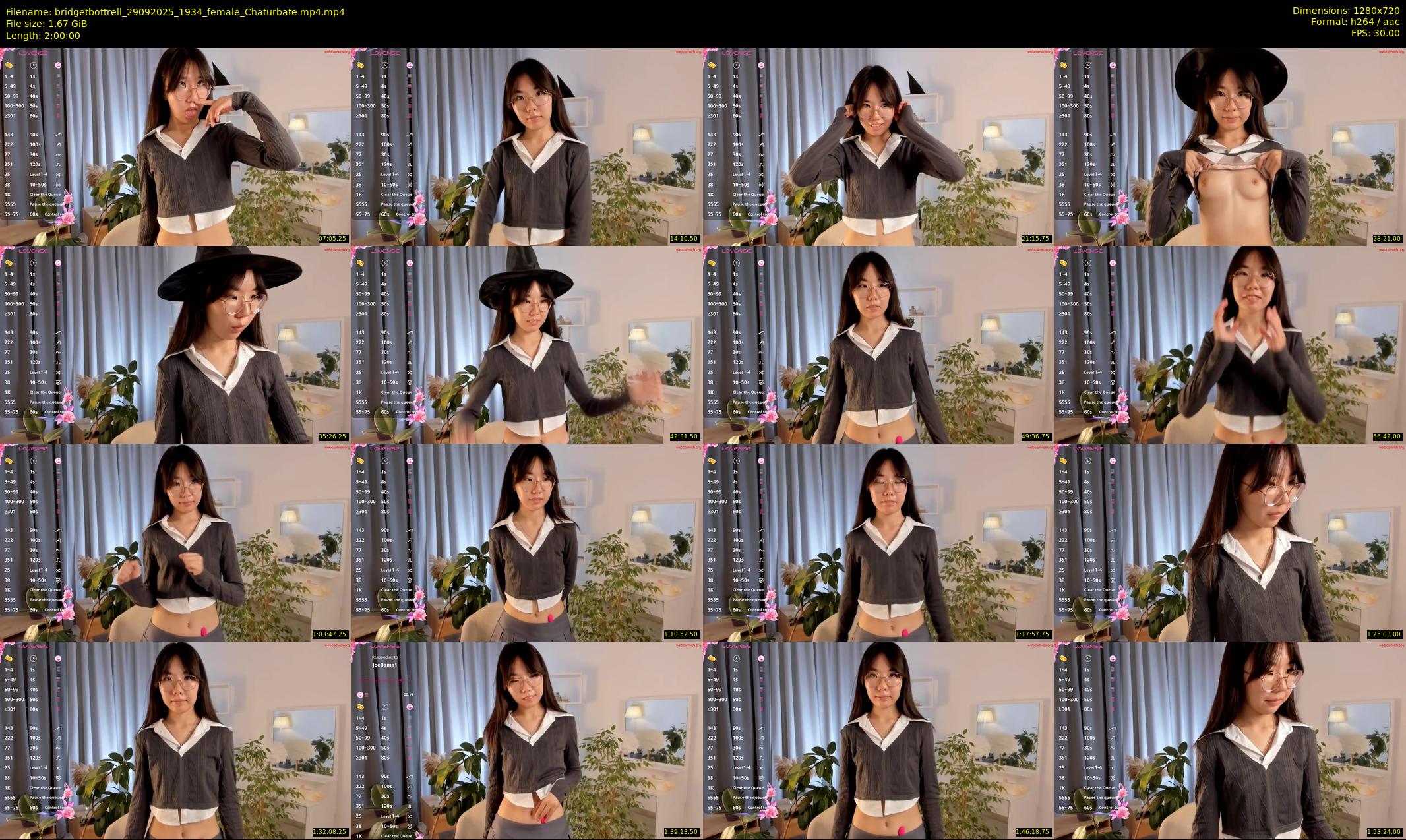 bridgetbottrell — 120 minute Chaturbate female cam show recording, 720p, Sep 29, 2025