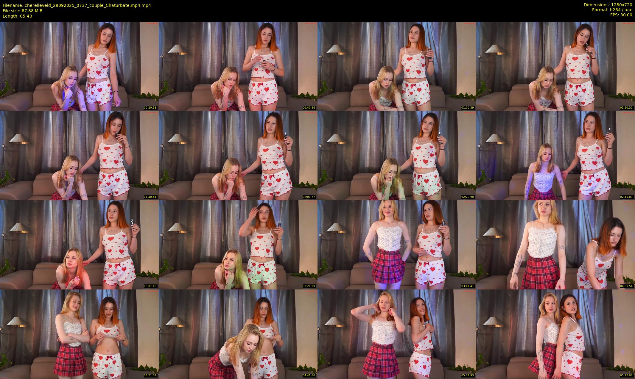 cherelleveld — 6 minute Chaturbate female cam show recording, 720p, Sep 29, 2025