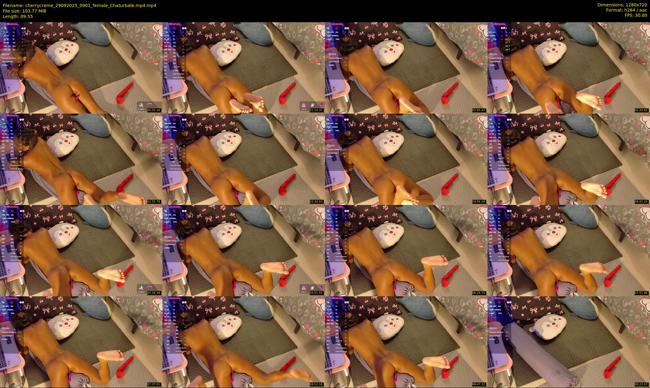 cherrycreme — 10 minute Chaturbate female cam show recording, 720p, Sep 29, 2025