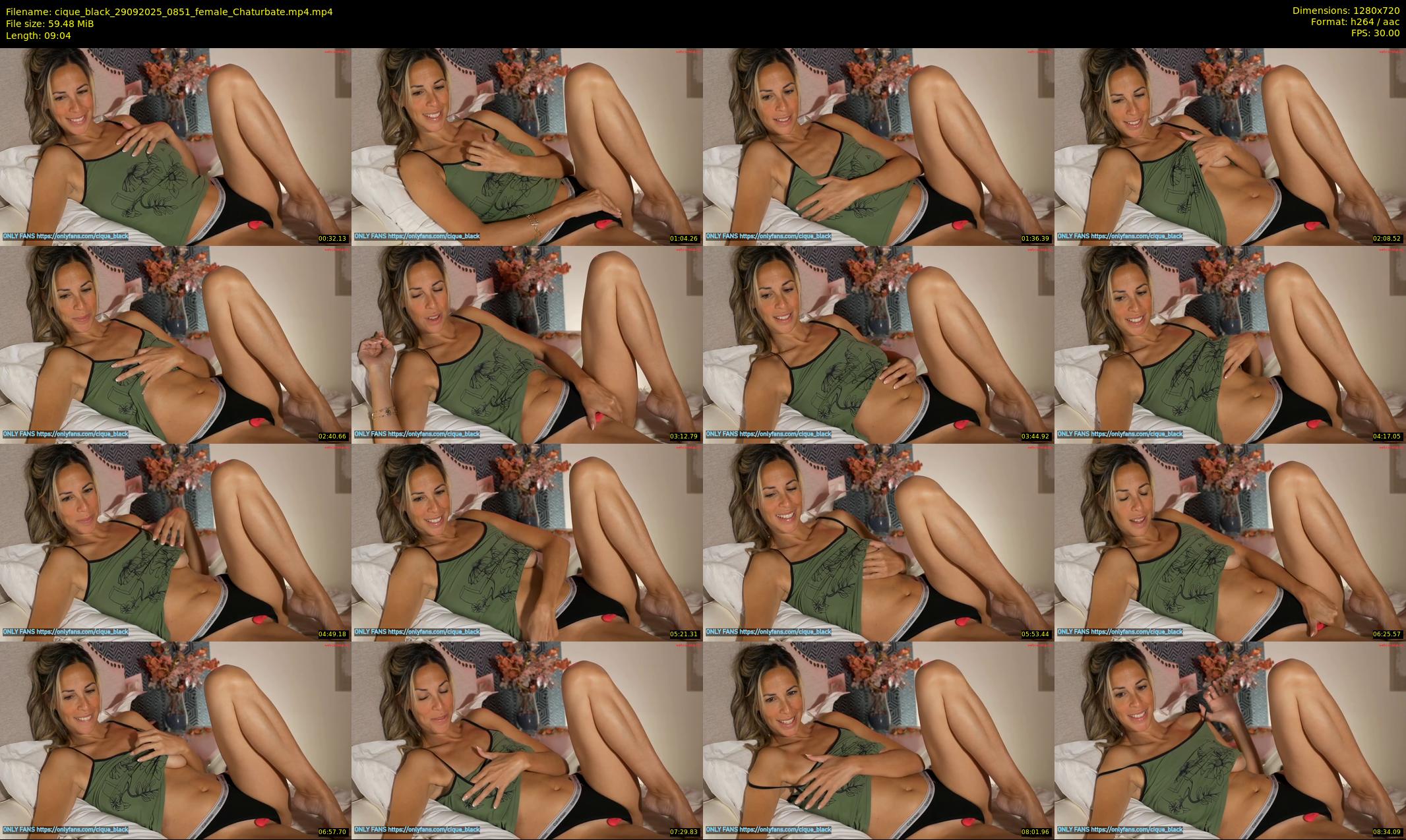 cique_black — 10 minute Chaturbate female cam show recording, 720p, Sep 29, 2025