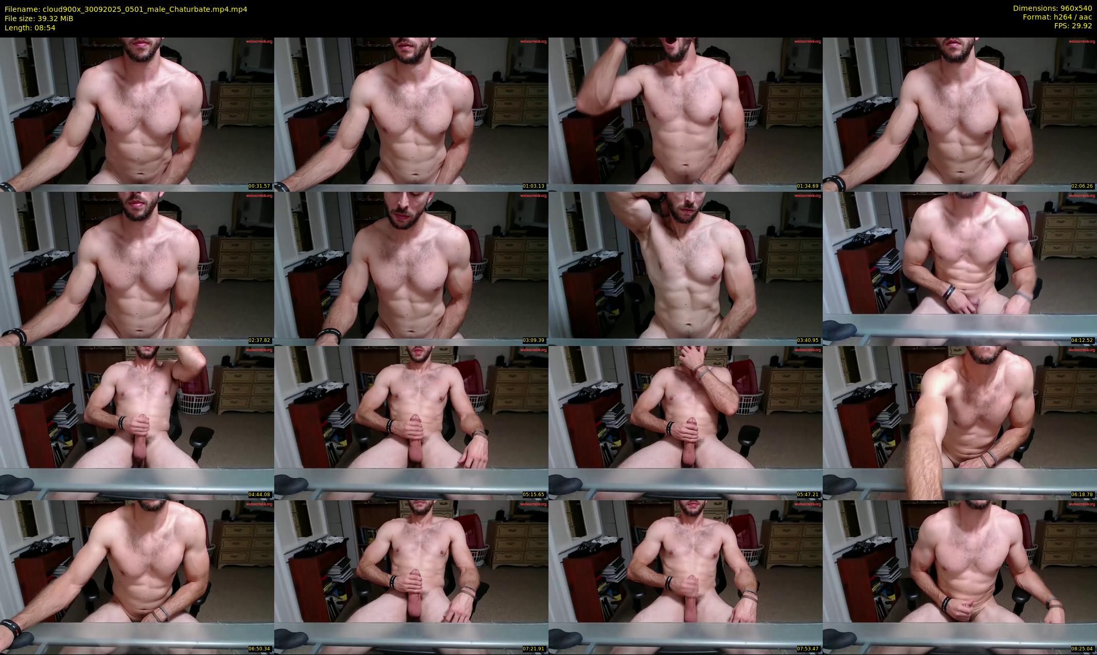 cloud900x — 9 minute Chaturbate male cam show recording, 480p, Sep 30, 2025