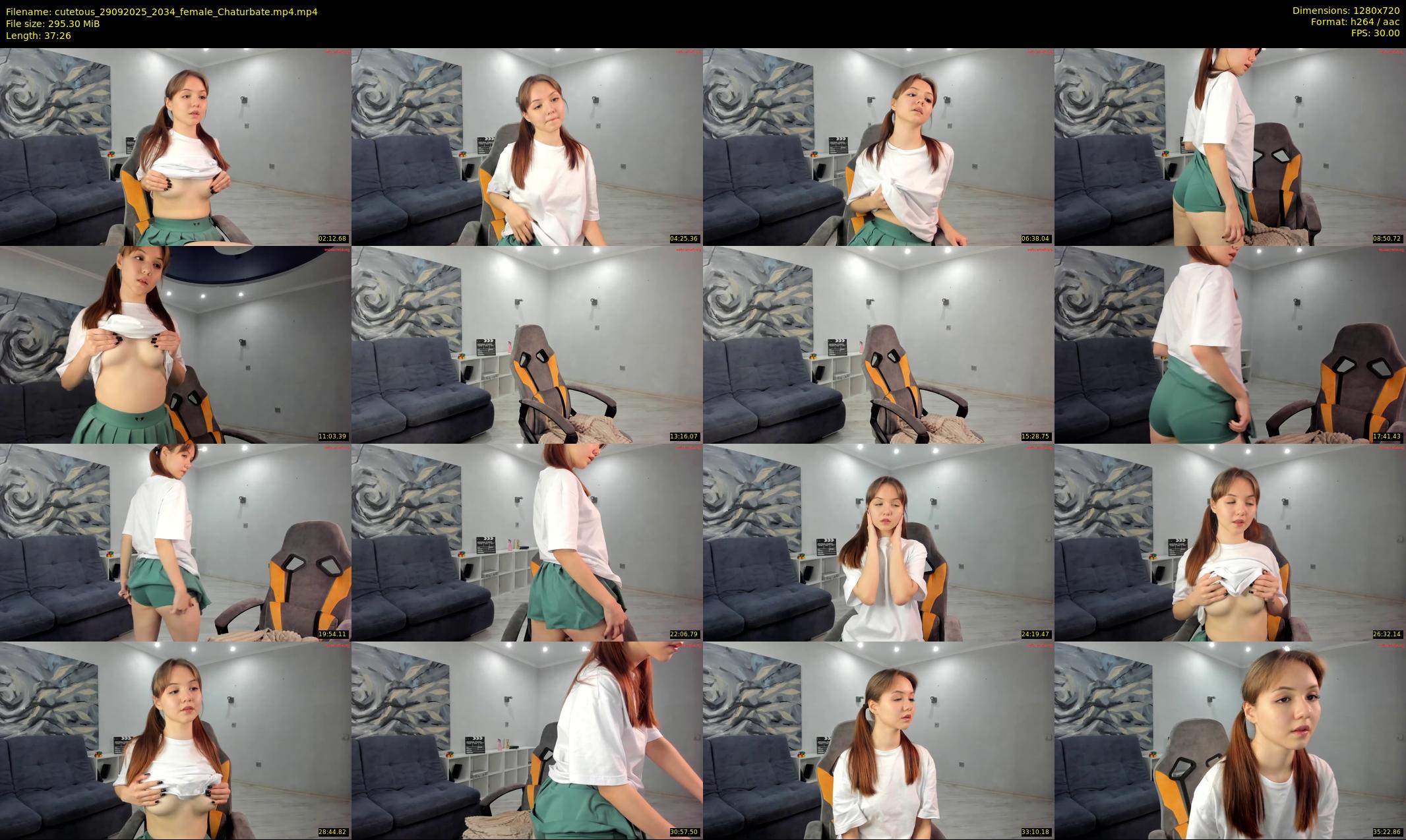 cutetous — 38 minute Chaturbate female cam show recording, 720p, Sep 29, 2025