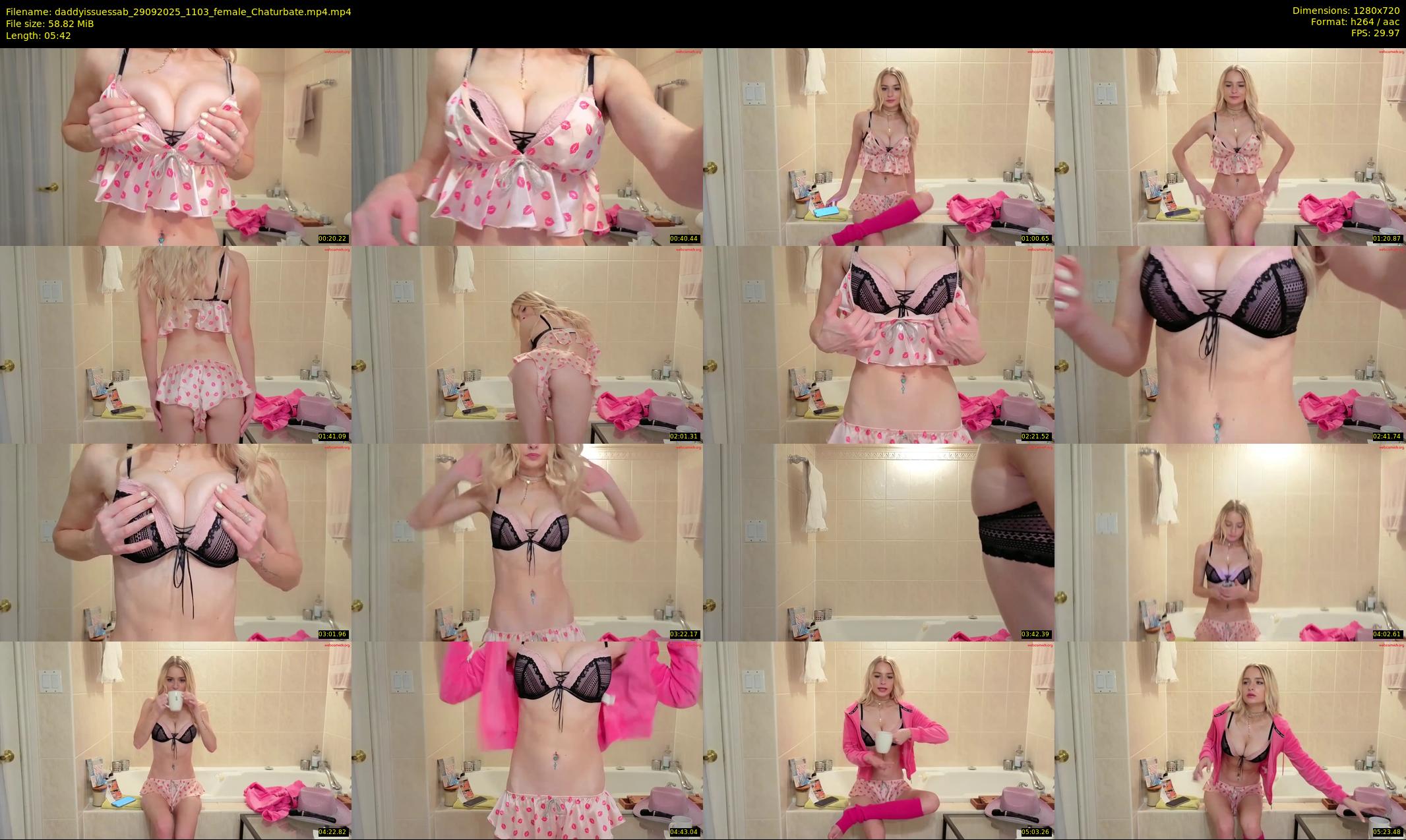 daddyissuessab — 6 minute Chaturbate female cam show recording, 720p, Sep 29, 2025