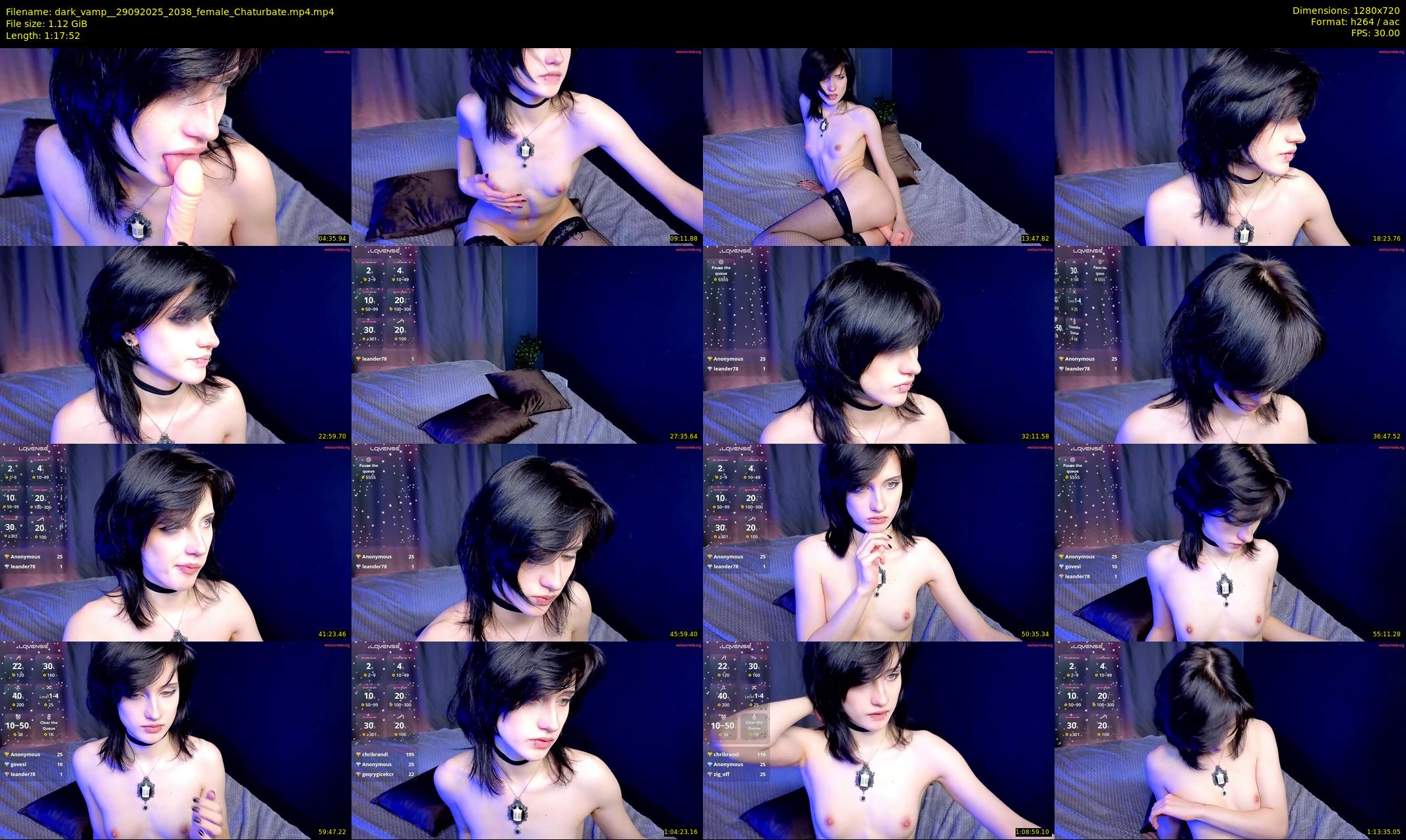 dark_vamp_ — 78 minute Chaturbate female cam show recording, 720p, Sep 29, 2025
