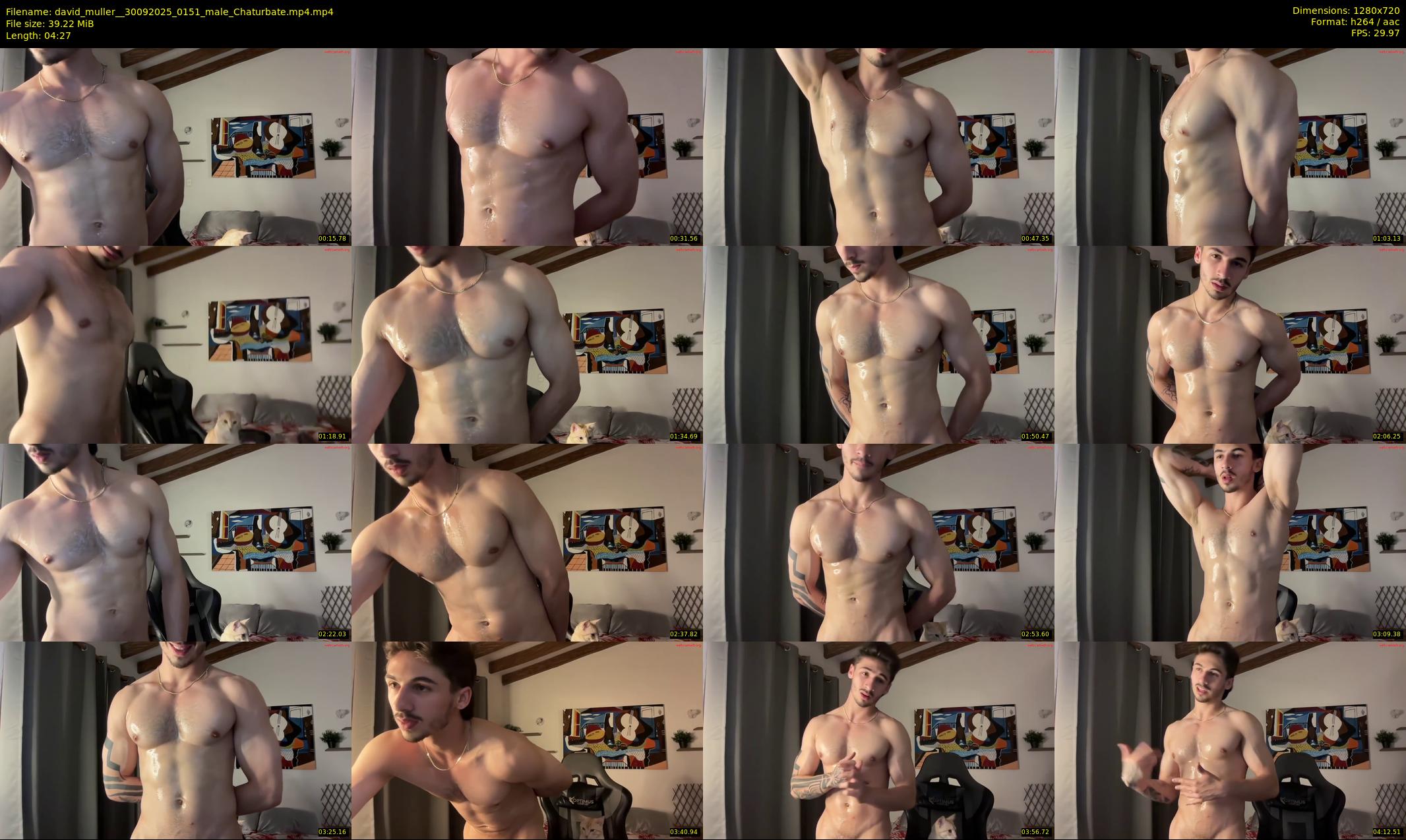 david_muller_ — 5 minute Chaturbate male cam show recording, 720p, Sep 30, 2025