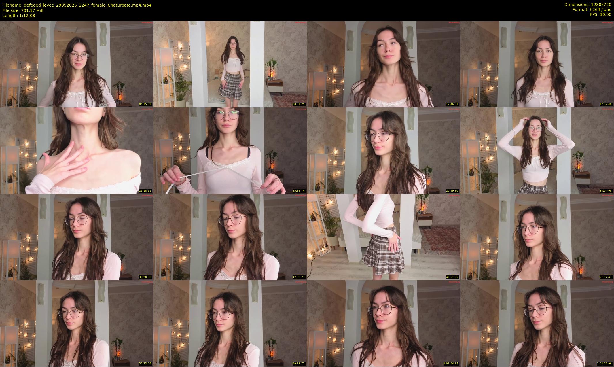 defeded_lovee — 73 minute Chaturbate female cam show recording, 720p, Sep 29, 2025