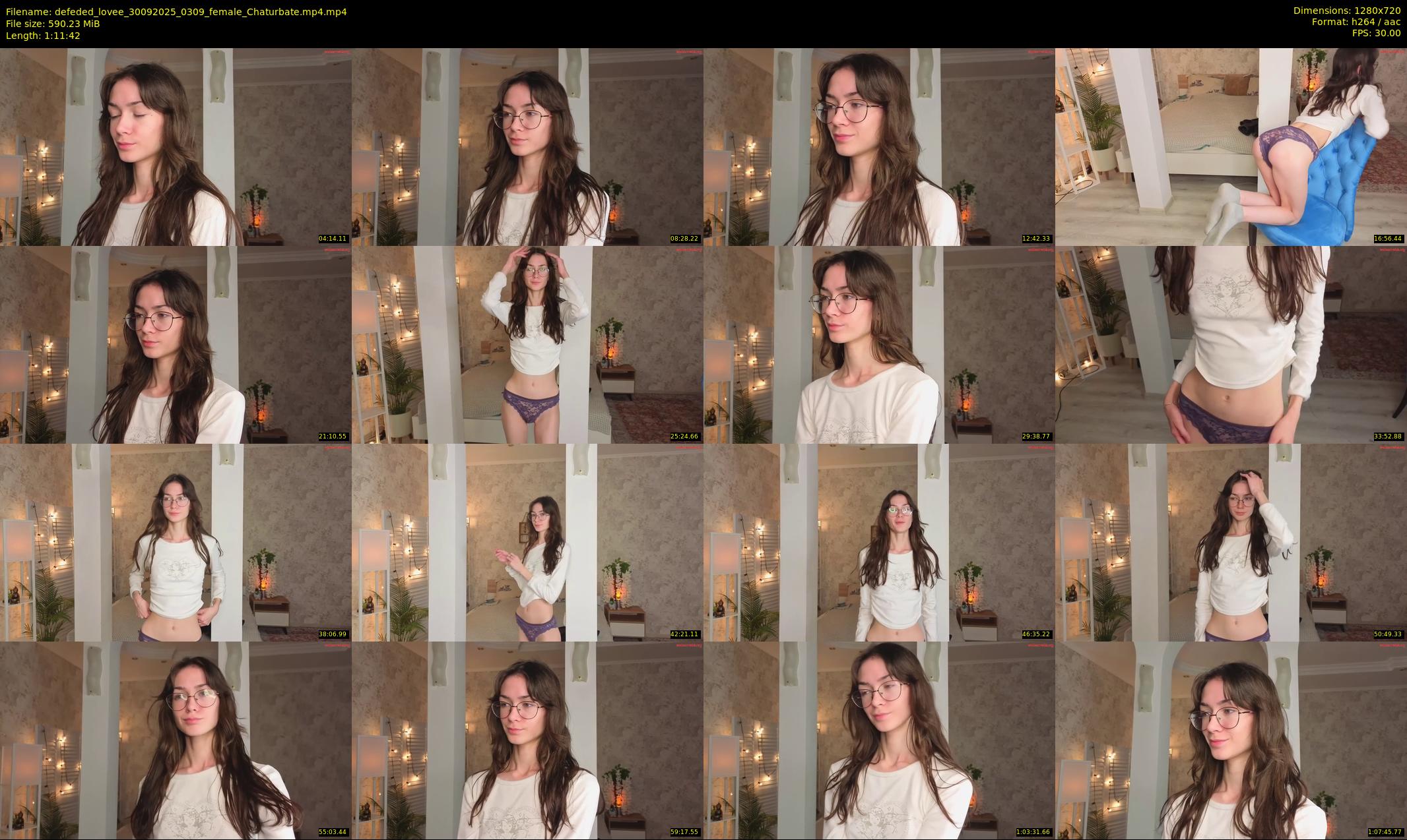 defeded_lovee — 72 minute Chaturbate female cam show recording, 720p, Sep 30, 2025