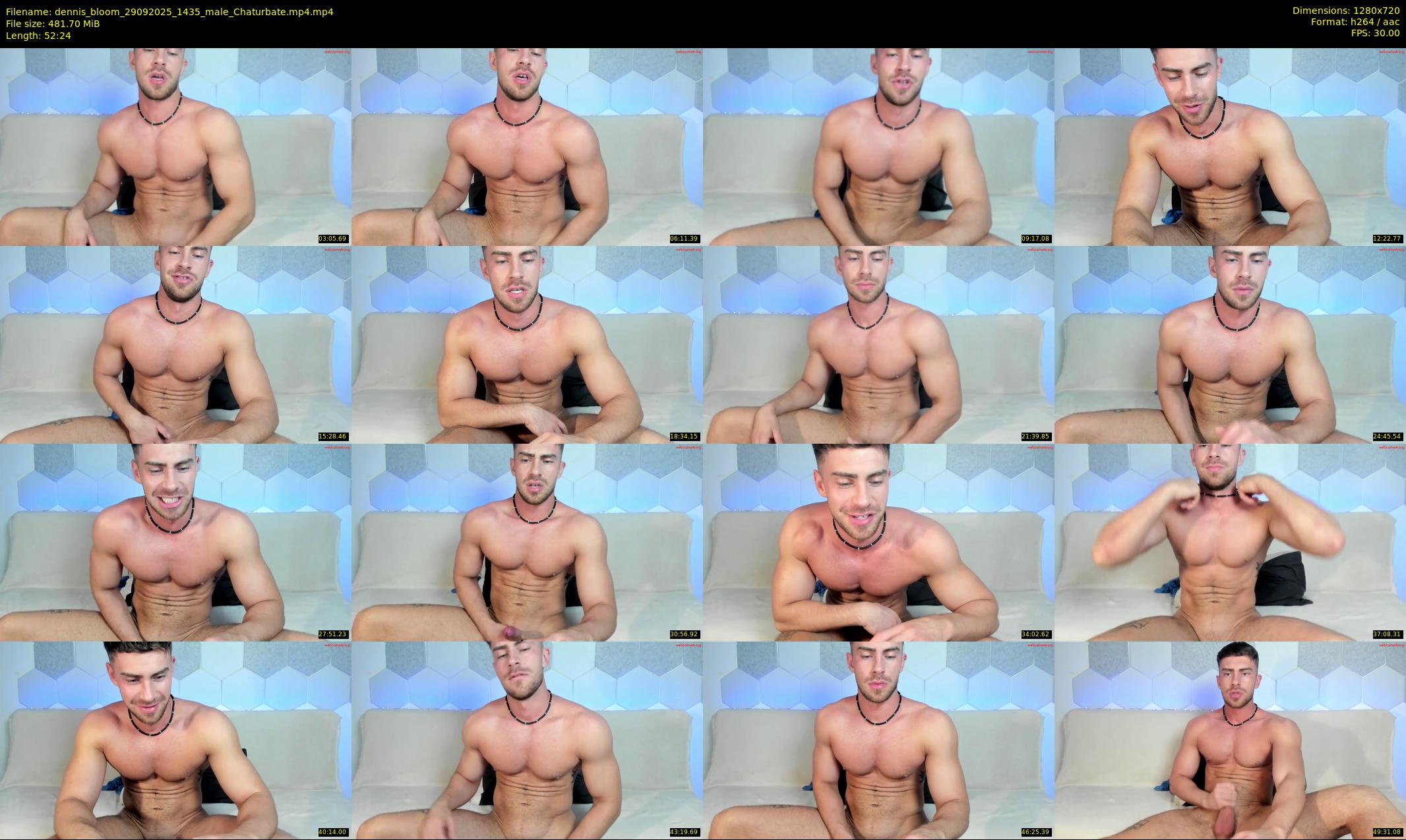 dennis_bloom — 53 minute Chaturbate male cam show recording, 720p, Sep 29, 2025
